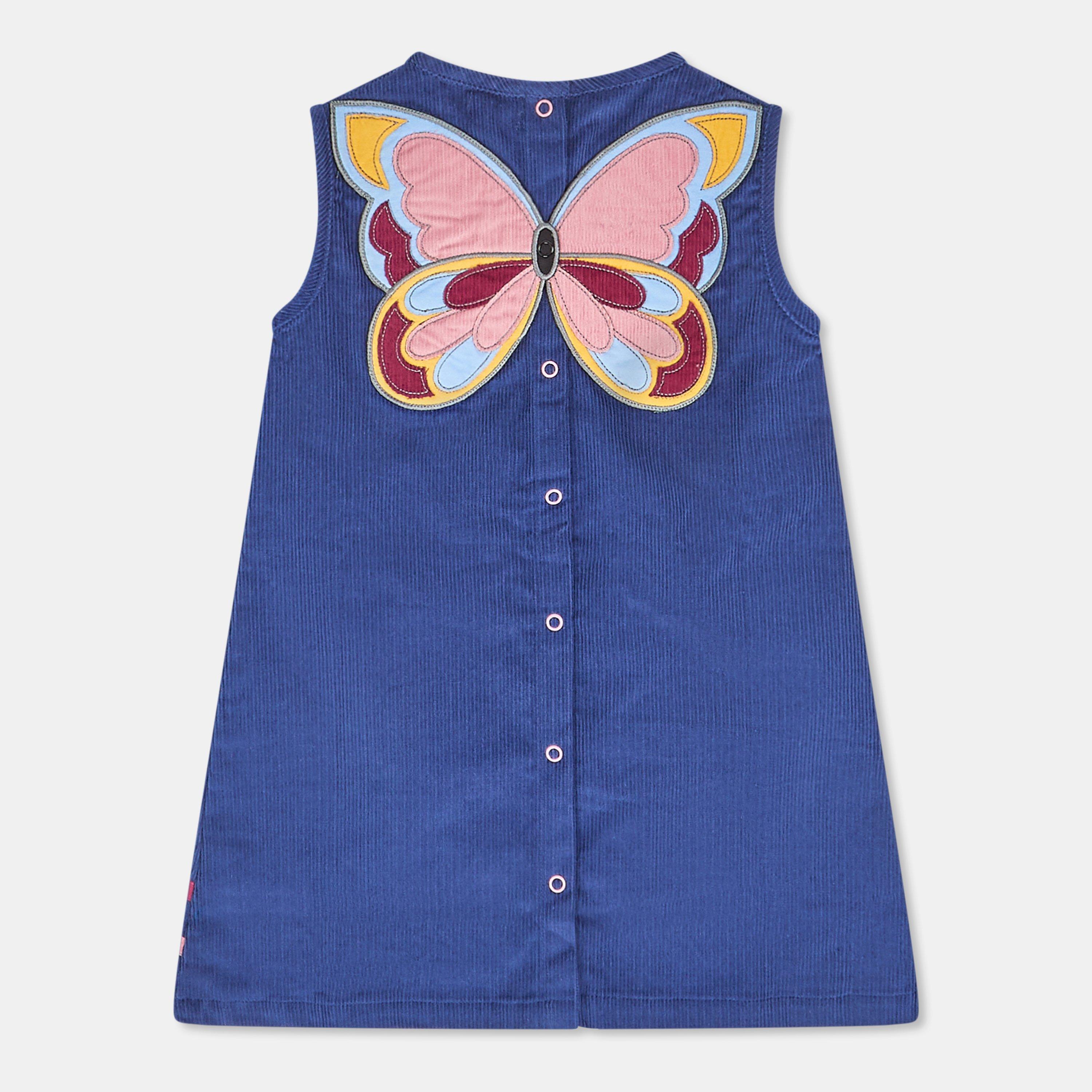 Navy - Lilly and Sid - Butterfly Shift A-Line Dress - 2