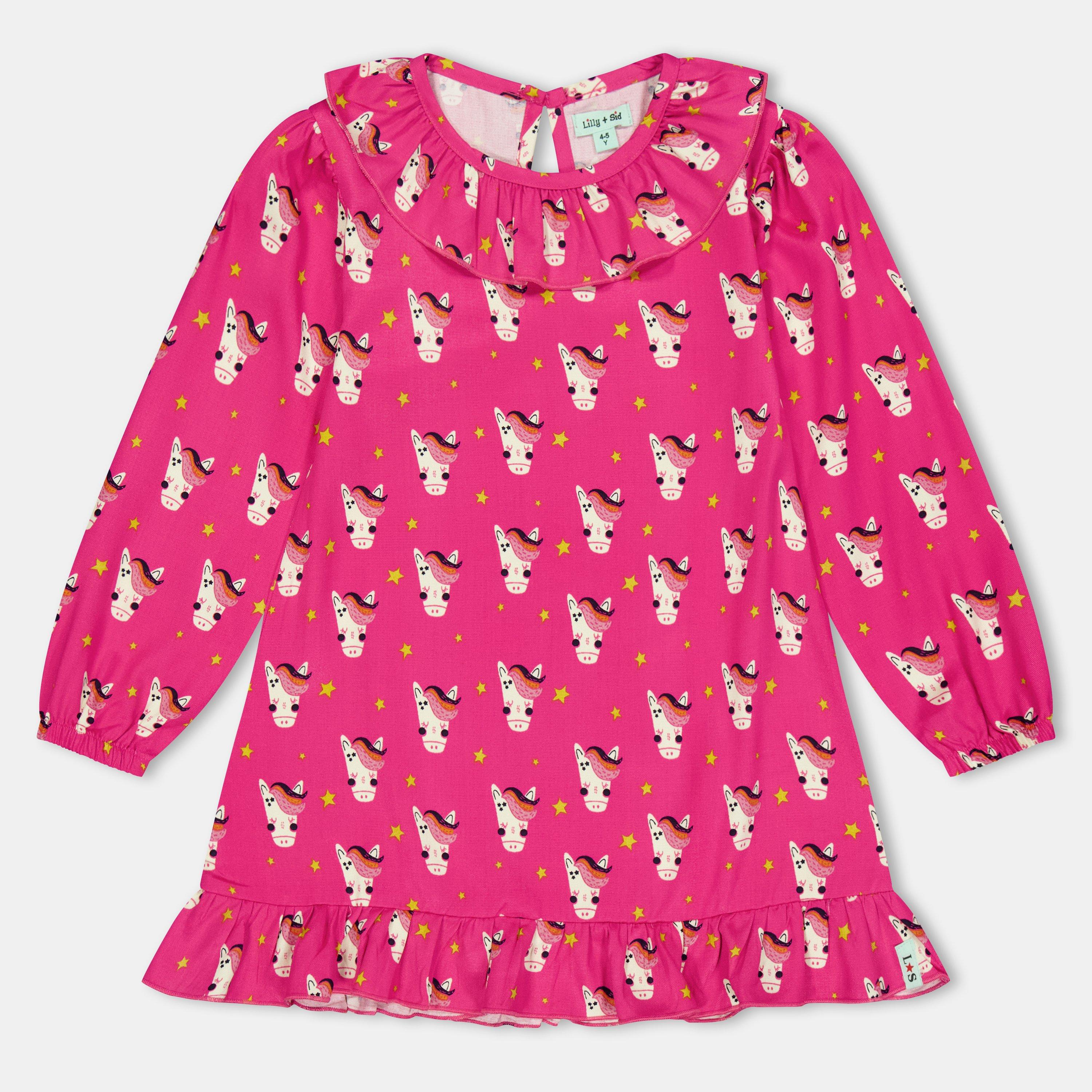 Rosa - Lilly and Sid - Kids' Horse A Line Dress - 1