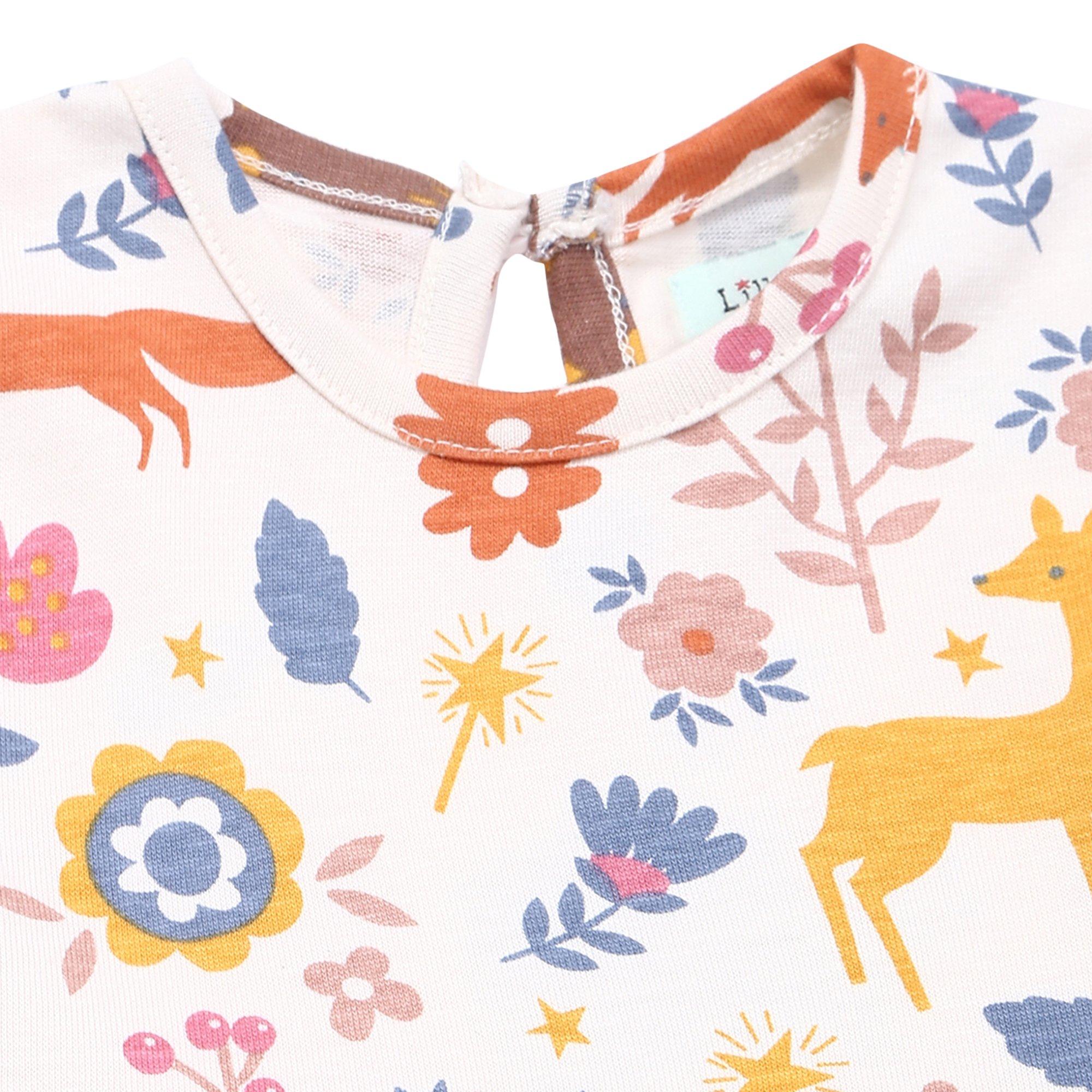 Multi - Lilly and Sid - Multicoloured Animal Forest Print A Line Dress - 3