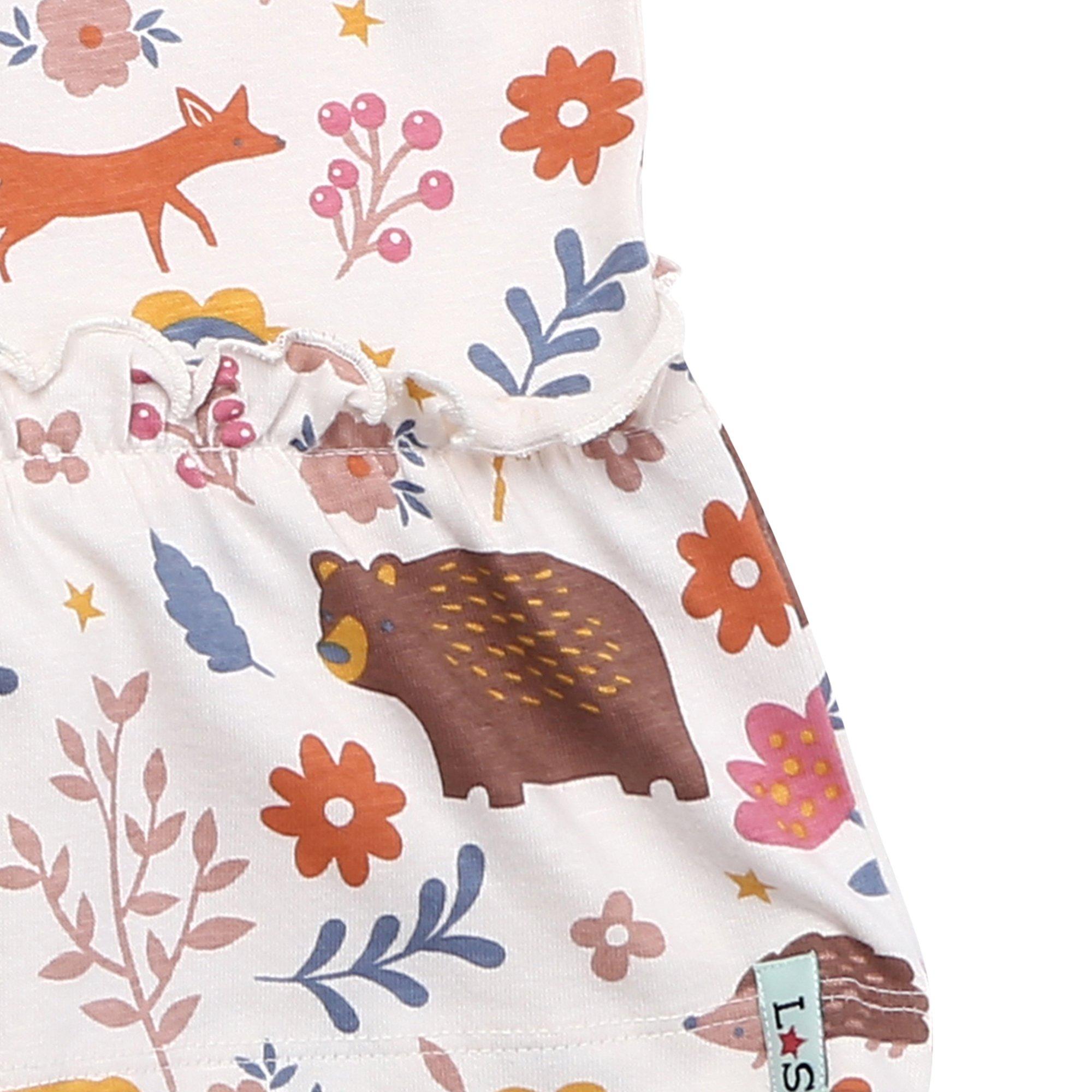 Multi - Lilly and Sid - Multicoloured Animal Forest Print A Line Dress - 4
