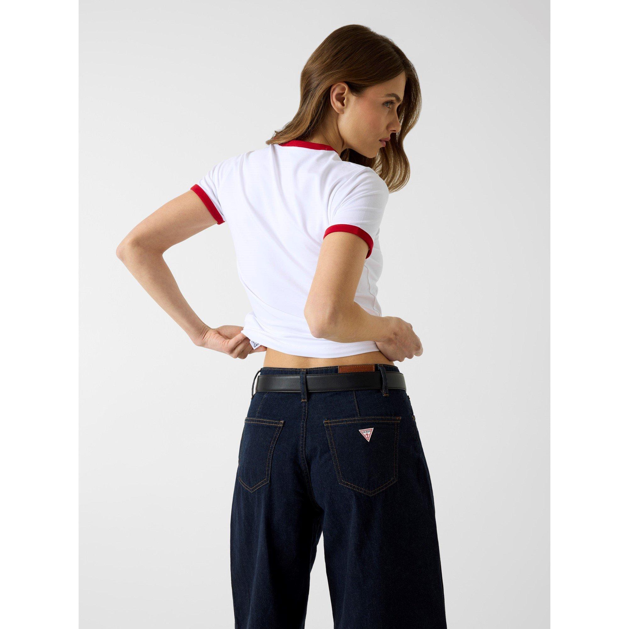 England White - Guess - Women's Slim World Cup™ Fit T-Shirt - 2