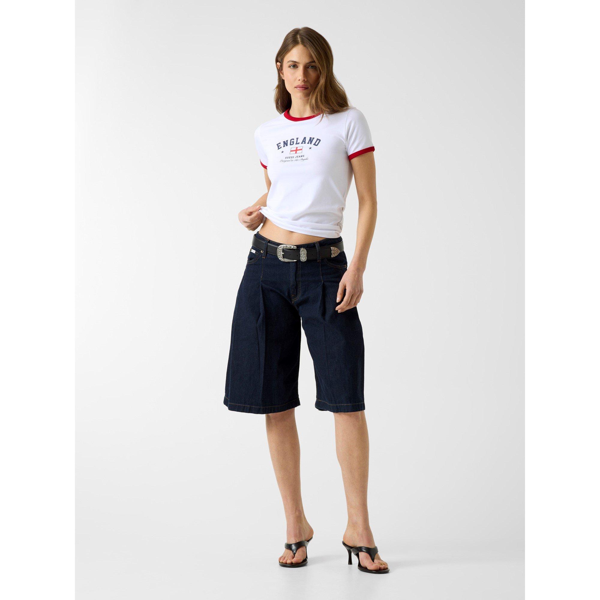 England White - Guess - Women's Slim World Cup™ Fit T-Shirt - 4