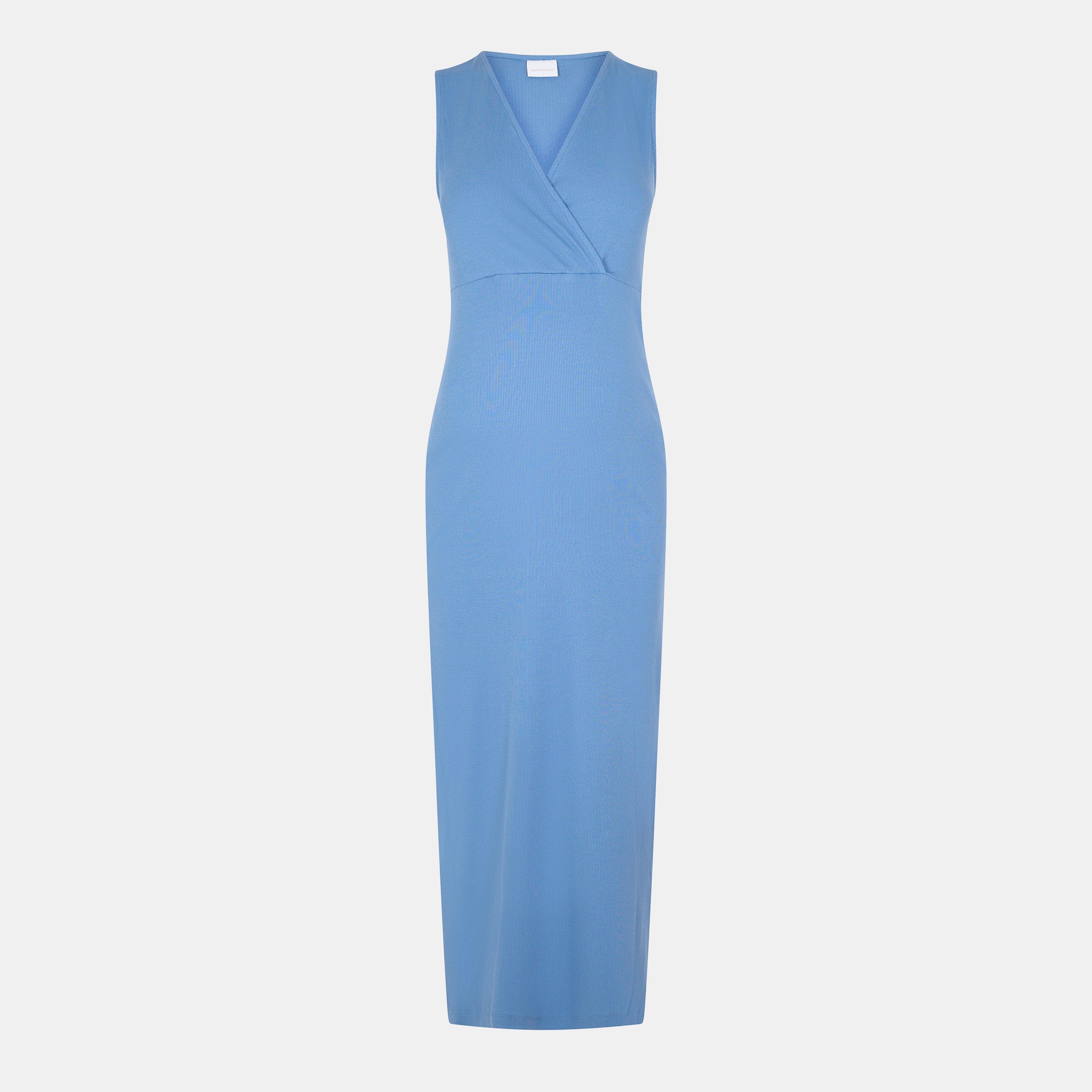 Coronet Blue - Mamalicious - Maternity Maxi Dress - 1