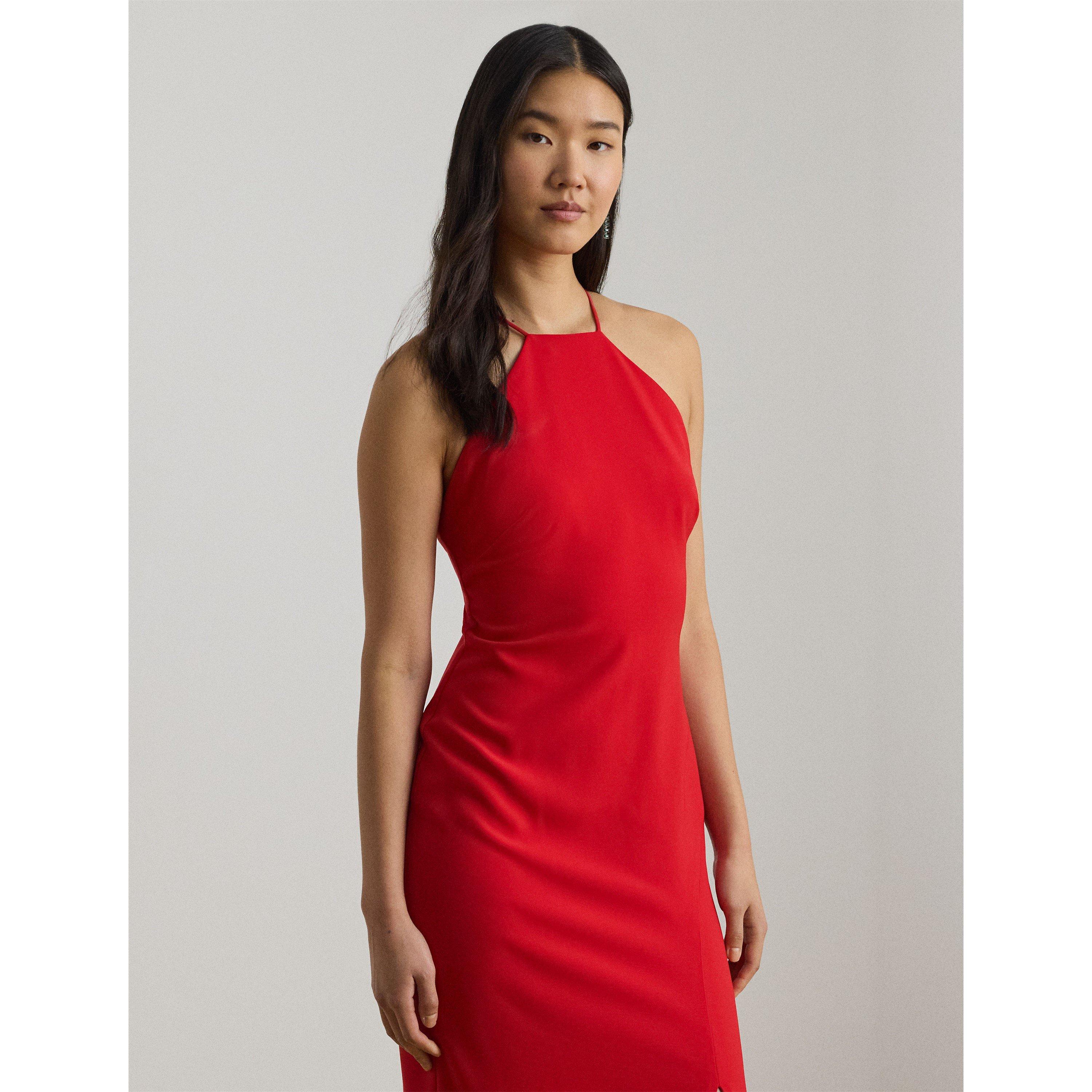 CRUISE RED - Lauren by Ralph Lauren - LRL Halterneck Dress Ld62 - 3