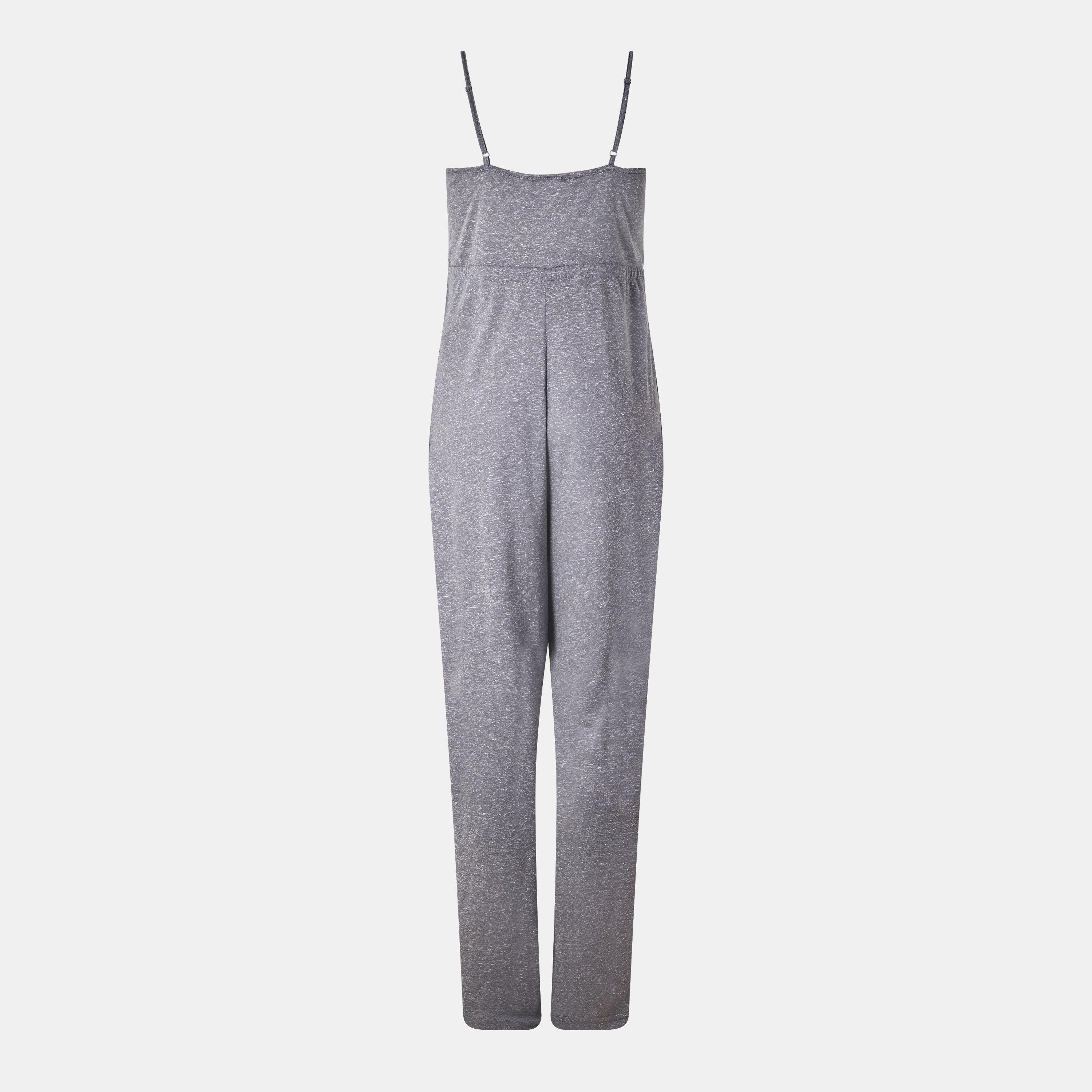 Houtskoolgrijs - Mamalicious - Mama Jumpsuit - 2