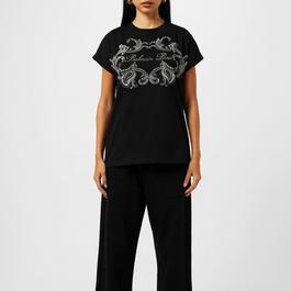 Balmain Paisly Tee Ld42