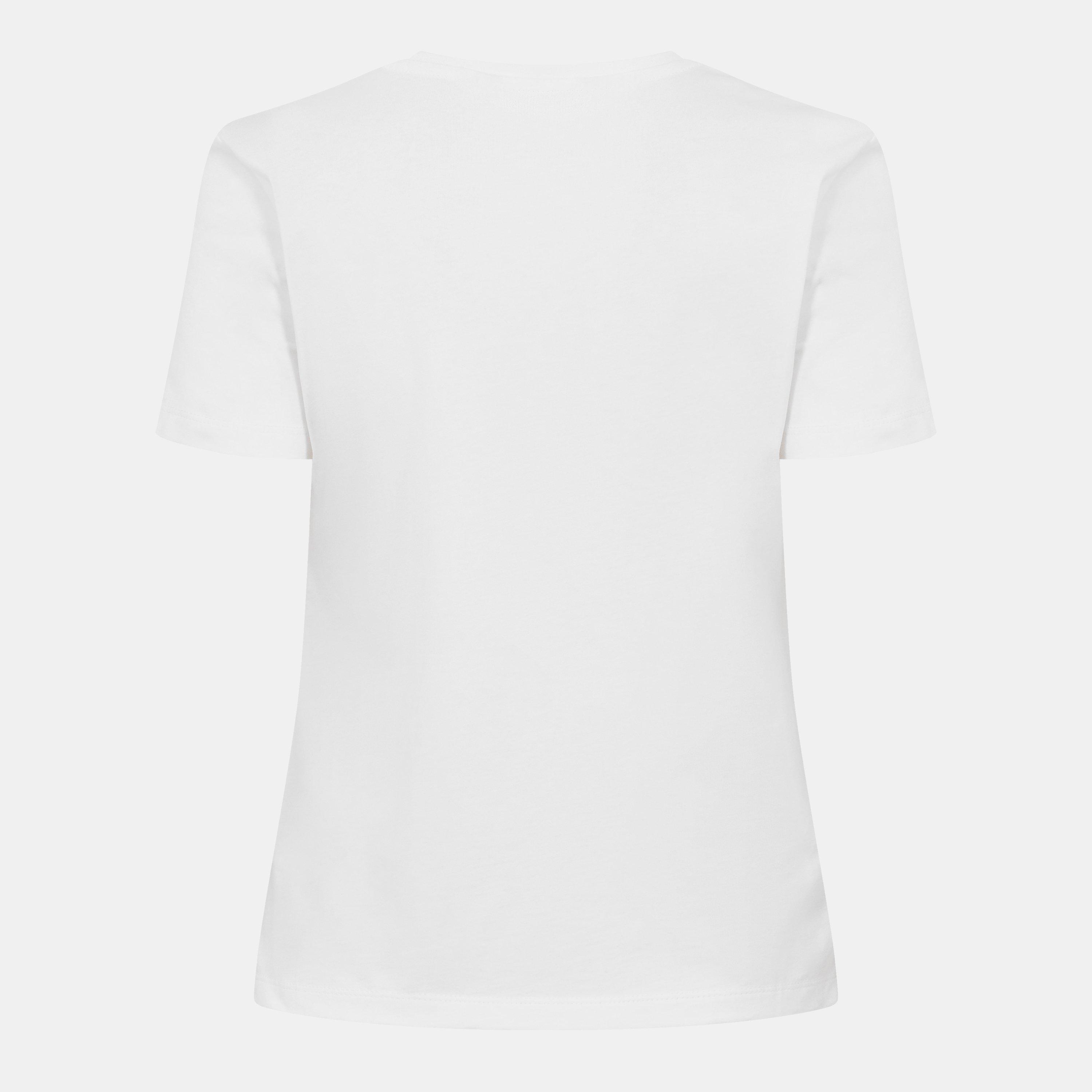 Ecru - Tommy Hilfiger - Women's Script Short-Sleeve Regular Fit T-Shirt - 2