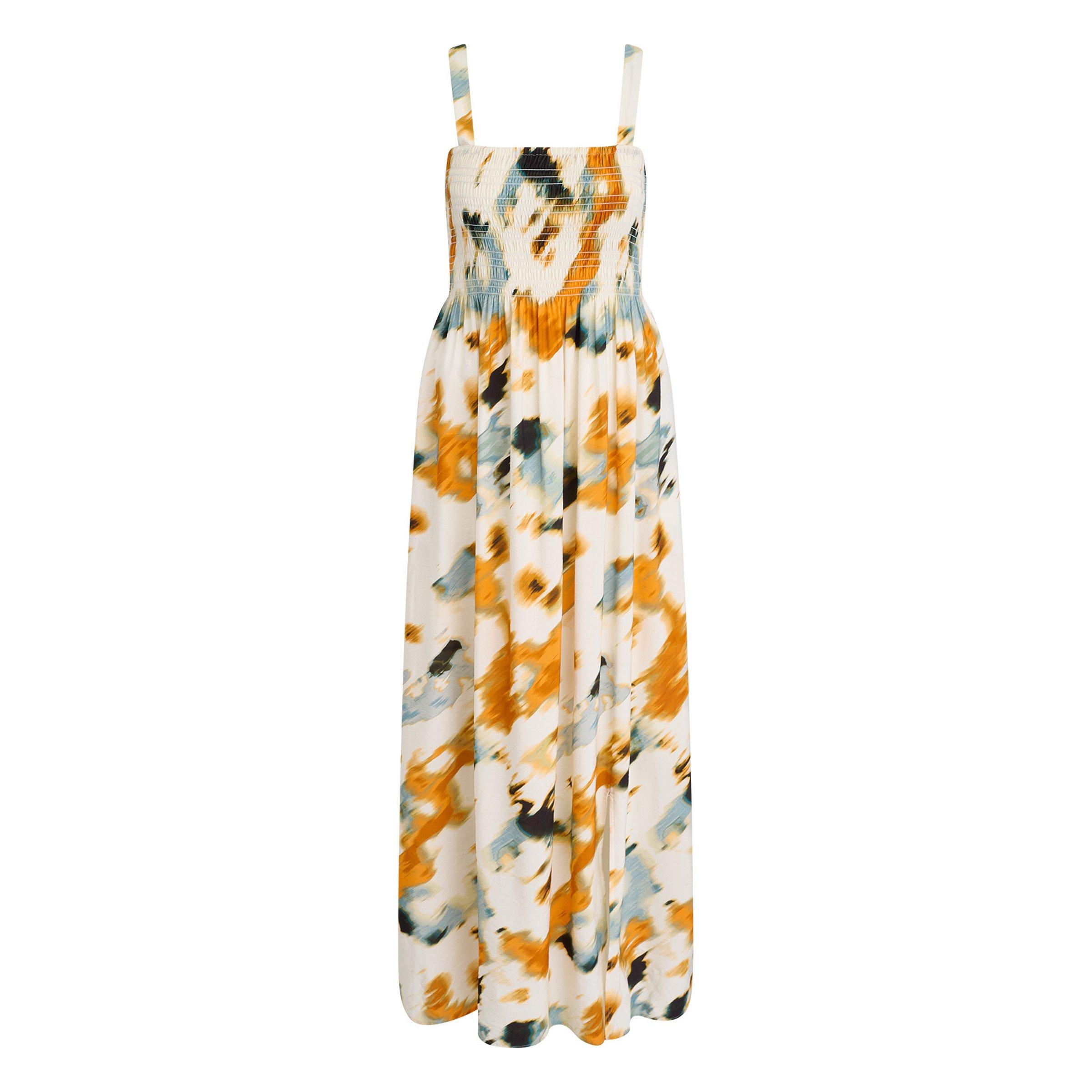 Sunburst Floral - DKNY - Women's Long Maxi Dress - 1