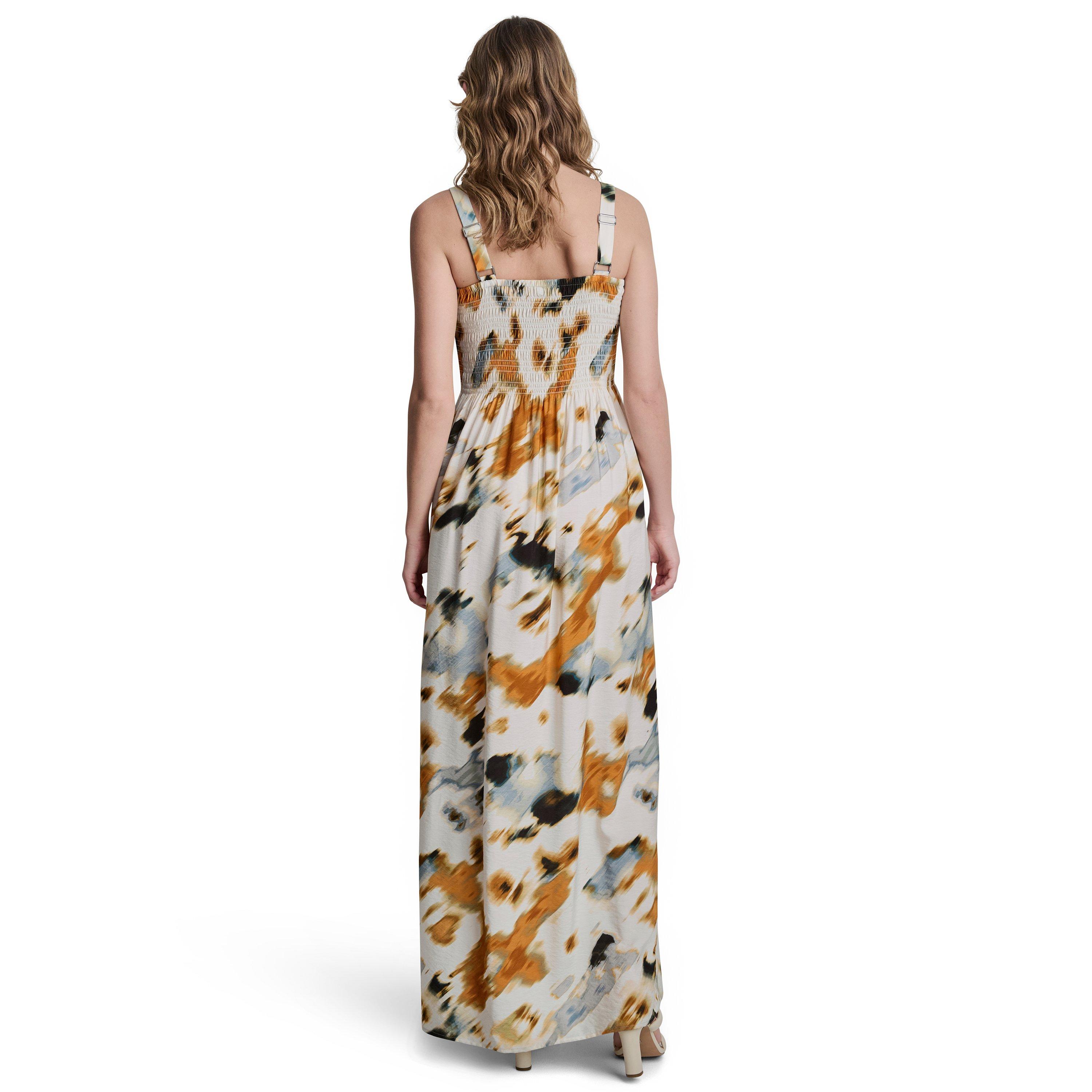 Sunburst Floral - DKNY - Women's Long Maxi Dress - 4