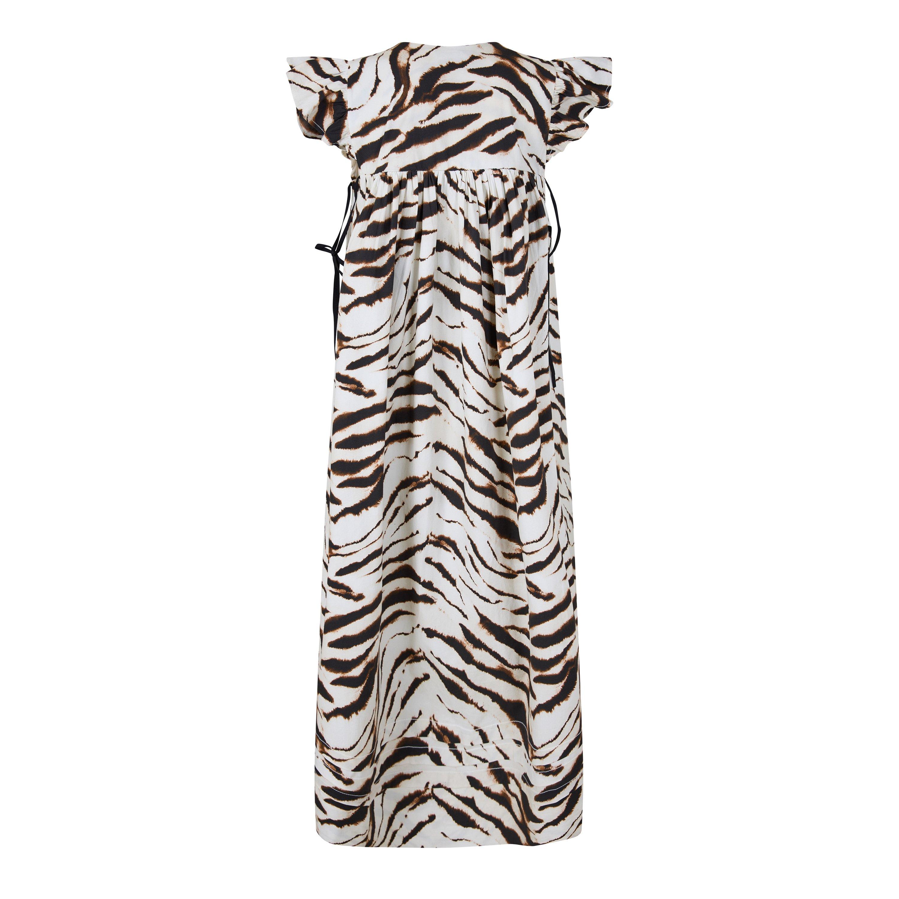 Egret - Ganni - Women's Angel Long Maxi Dress - 2