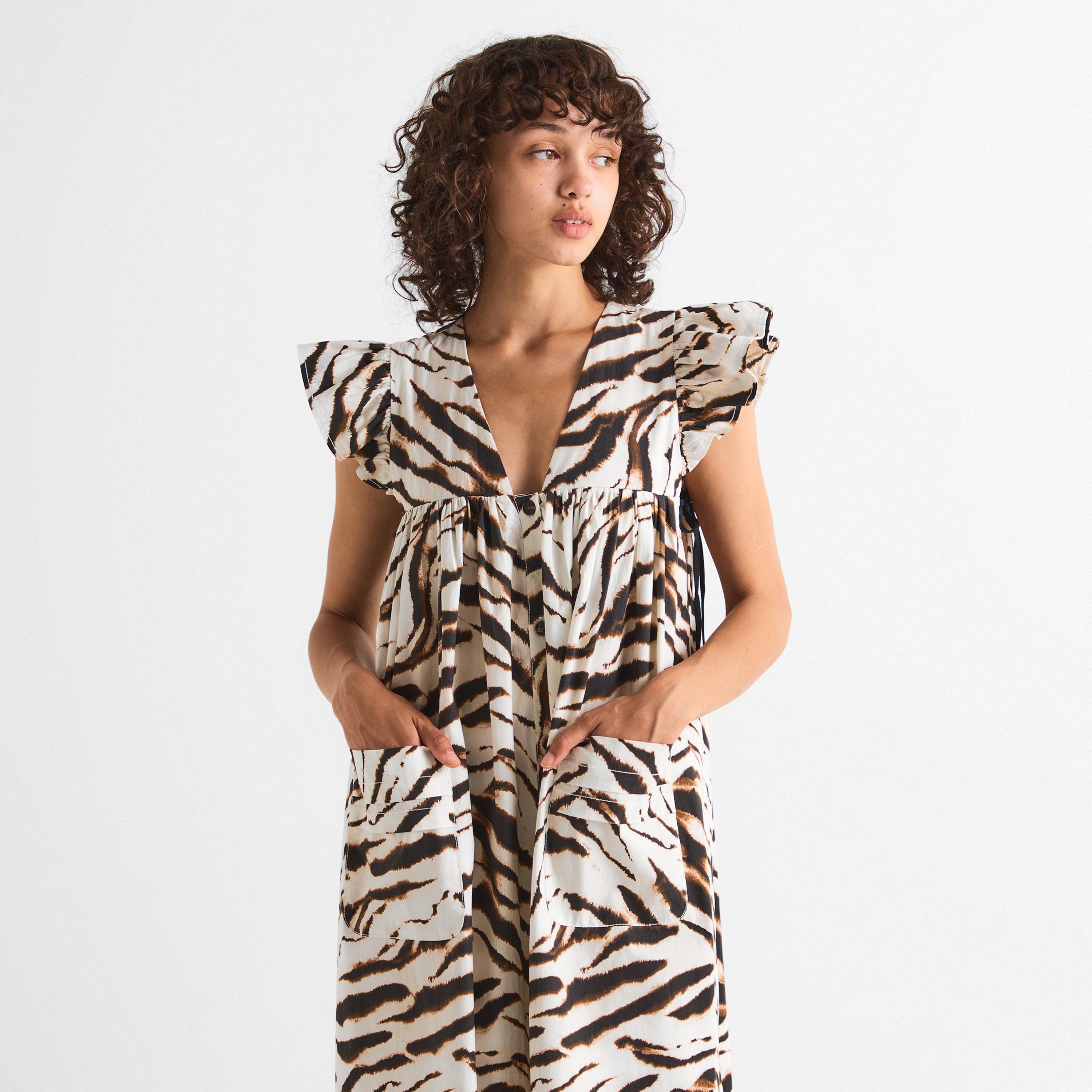 Egret - Ganni - Women's Angel Long Maxi Dress - 3