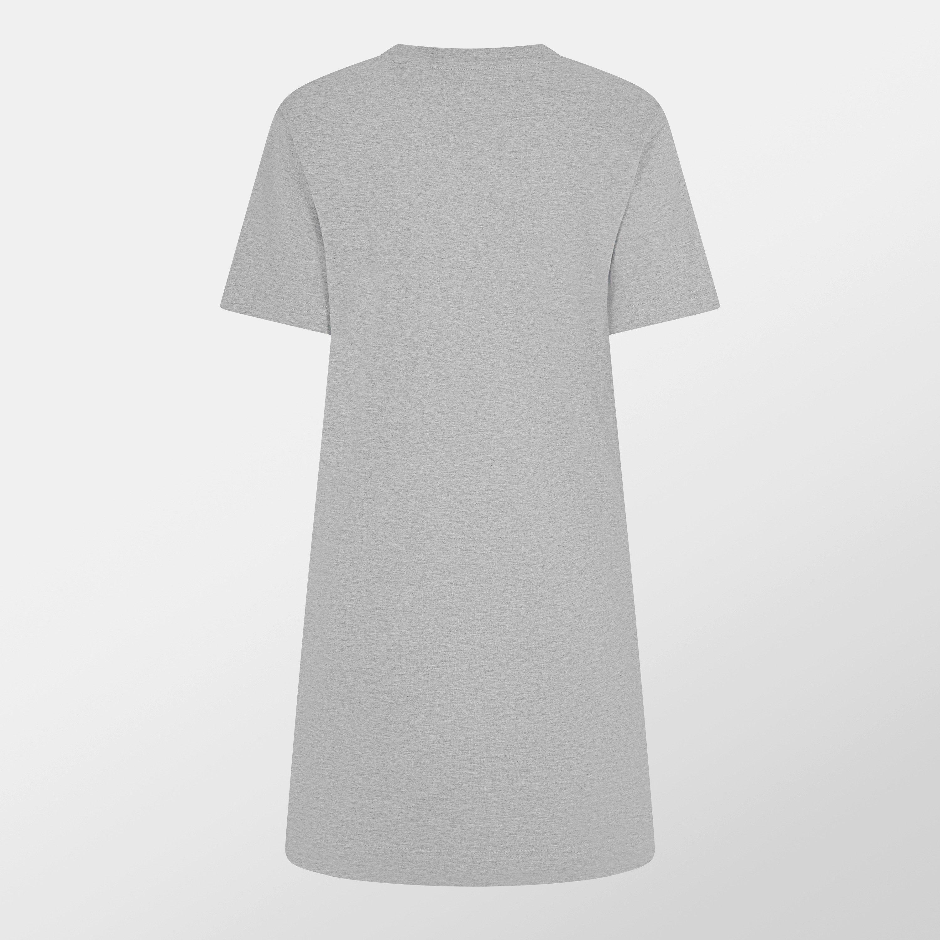 Grey Melange - Diesel - Women's Urban Relaxed Fit T-Shirt Dress - 2
