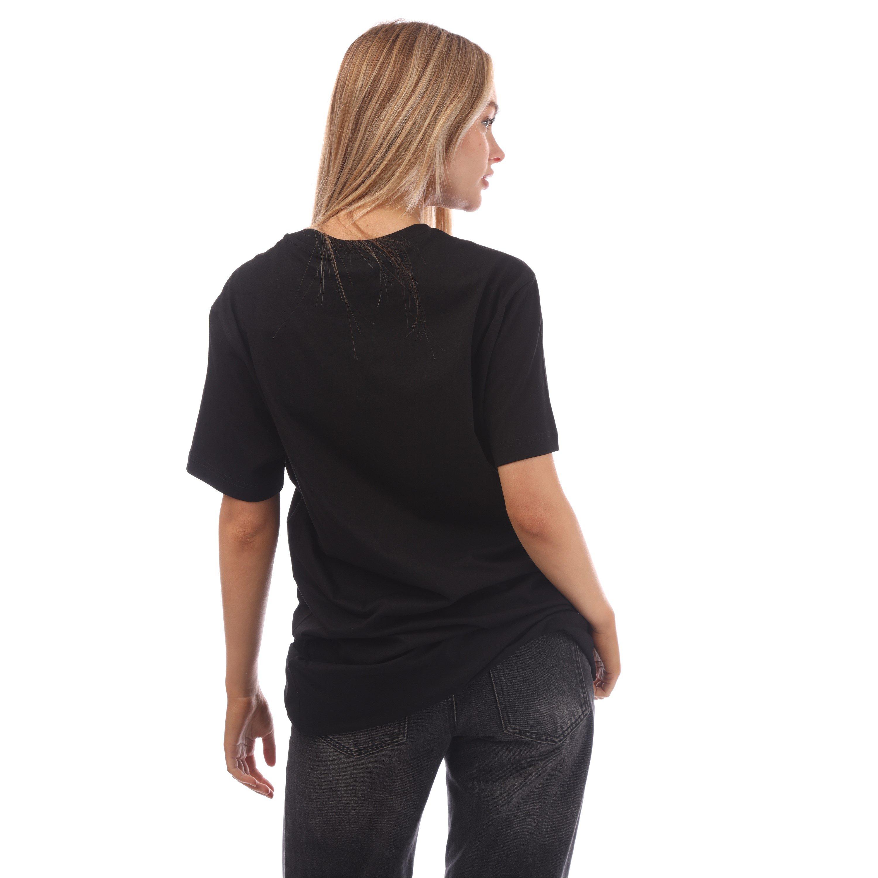 Black Black - Diesel - Women's Urban Relaxed Fit T-Shirt Dress - 4