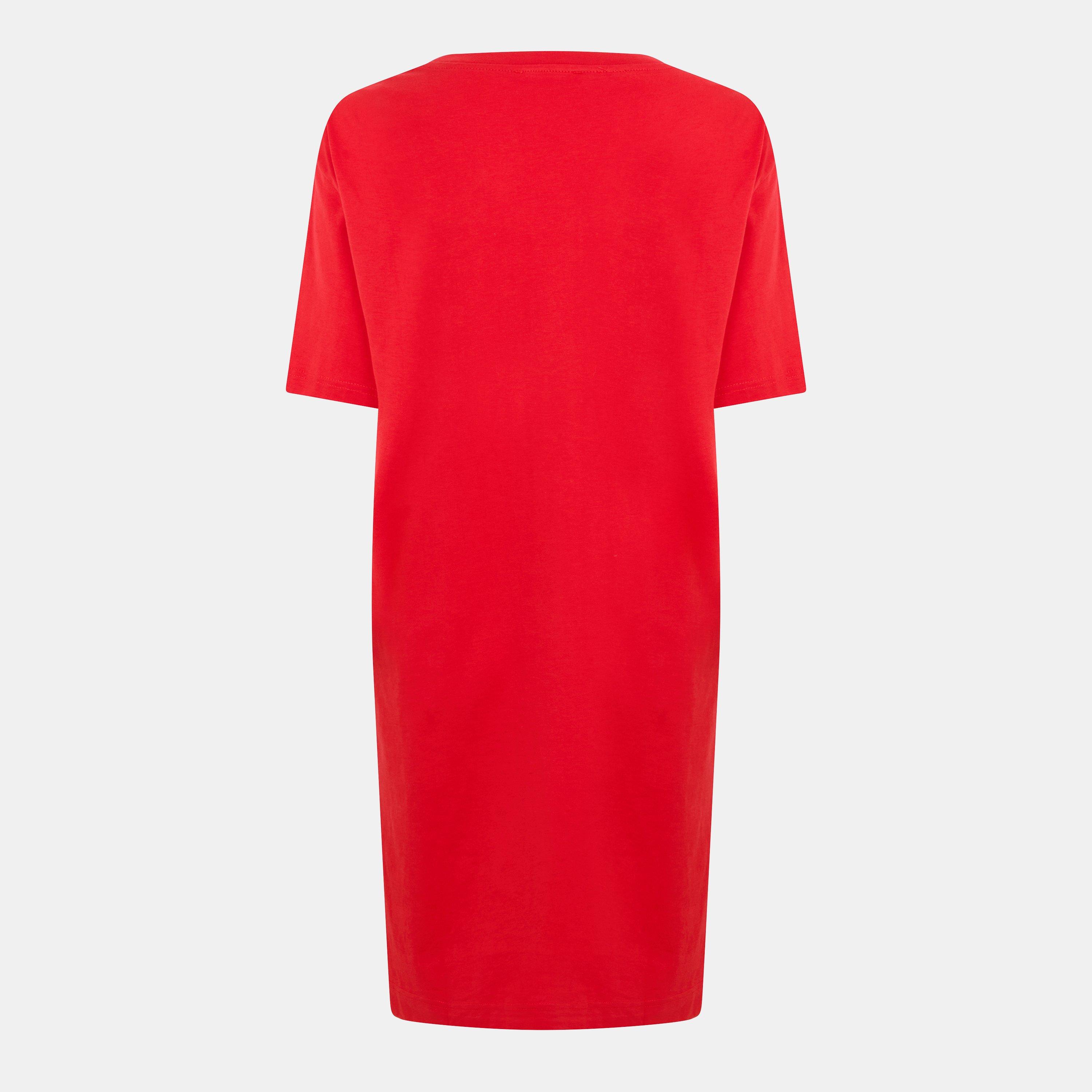 Ribbon Red - Diesel - Women's T-Shirt Dress - 2