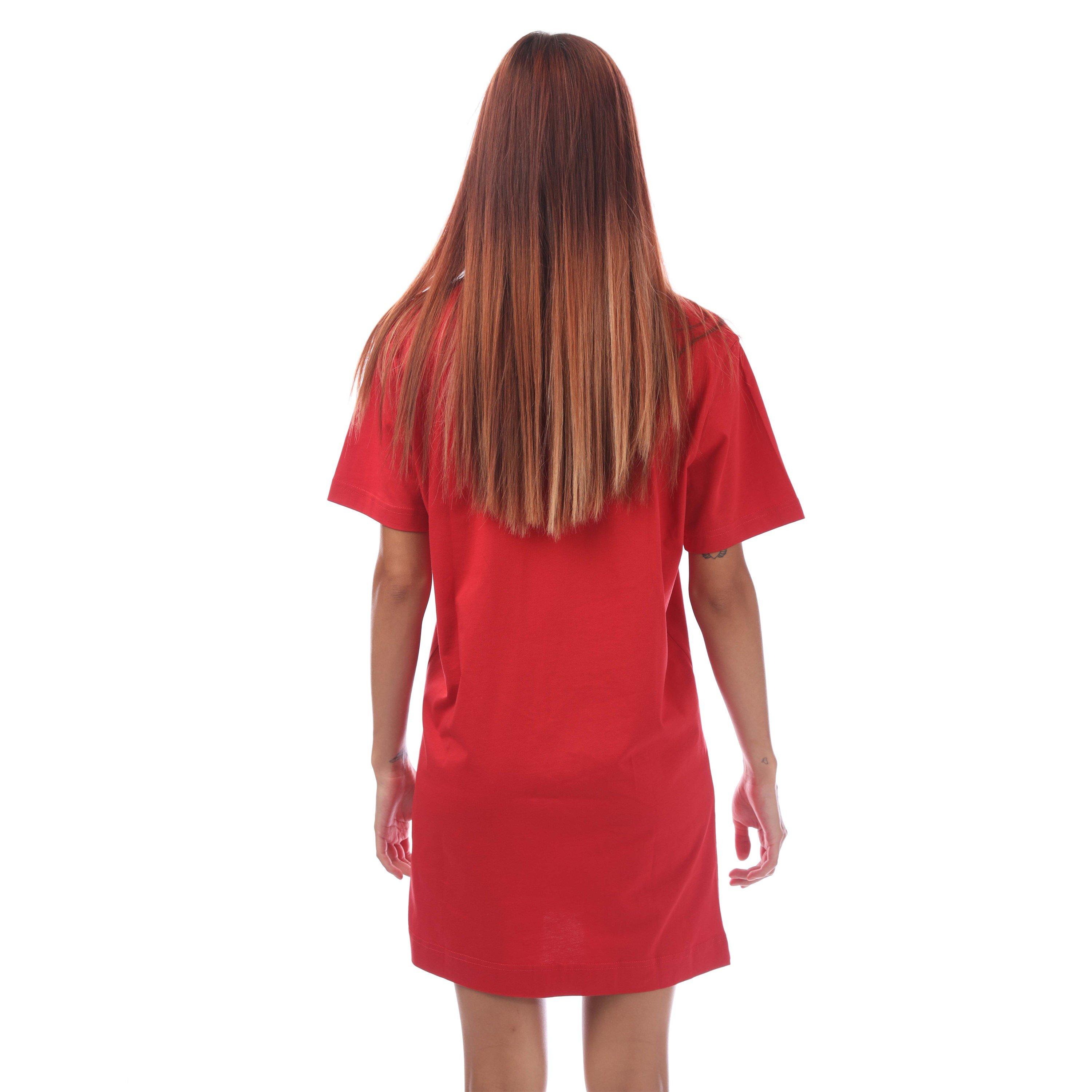 Ribbon Red - Diesel - Women's T-Shirt Dress - 3