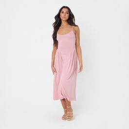 I Saw It First Tie Back Midi Dress