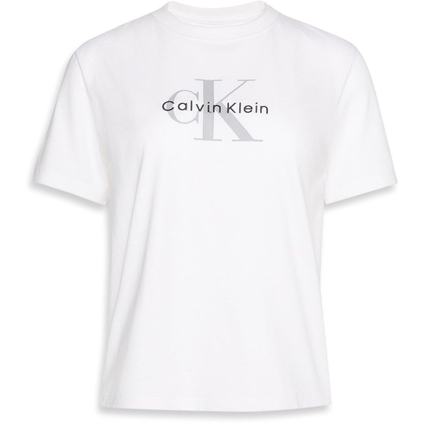 White - Calvin Klein Jeans - Women's CKJ Mono Hero Regular Fit T-Shirt - 6