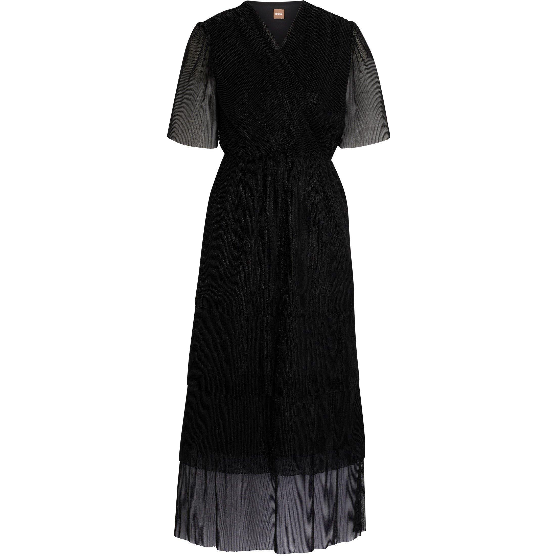 Black - Boss - Women's Diplissima Wrap Dress - 1