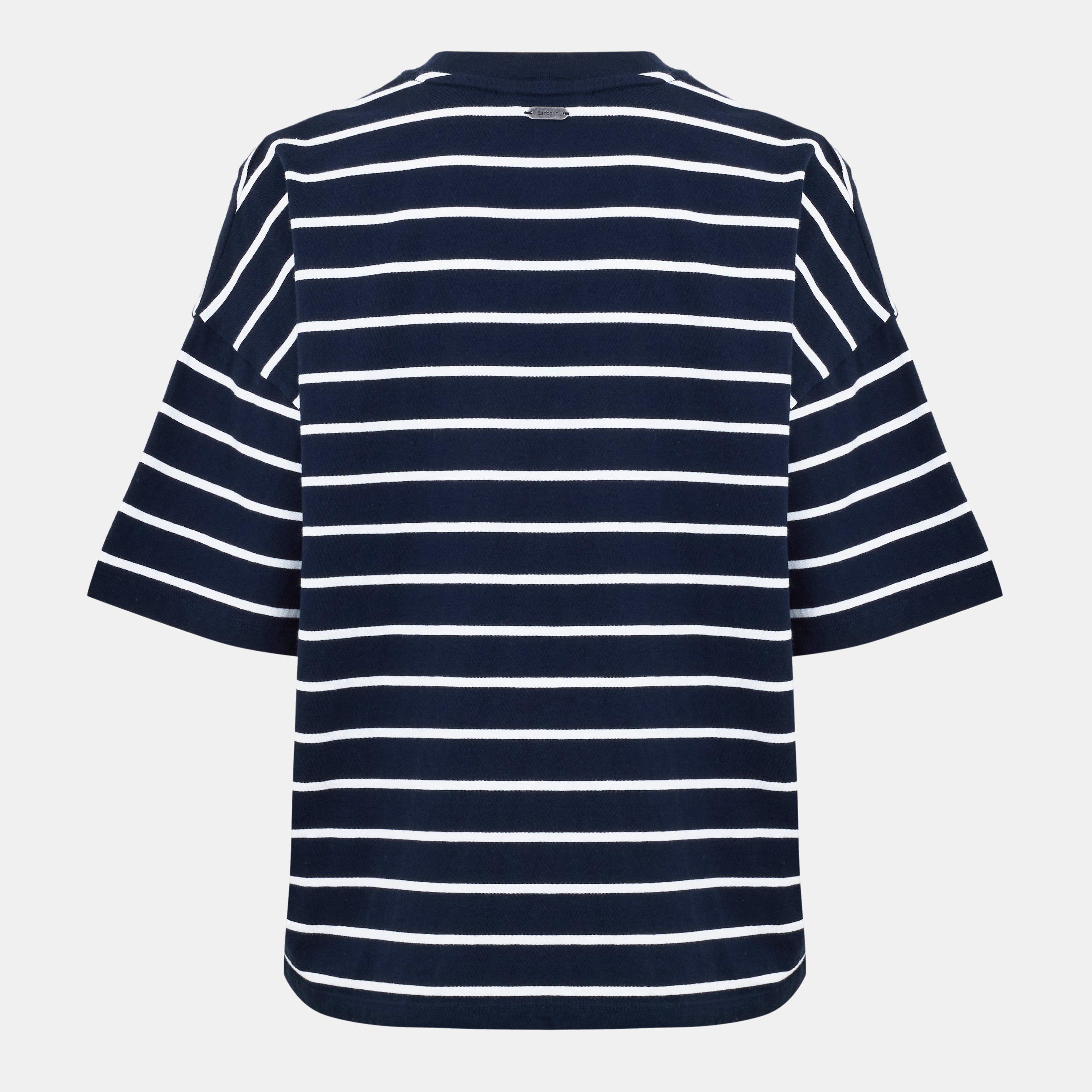 Navy Stripe - Barbour - Faye Striped T-Shirt - 2