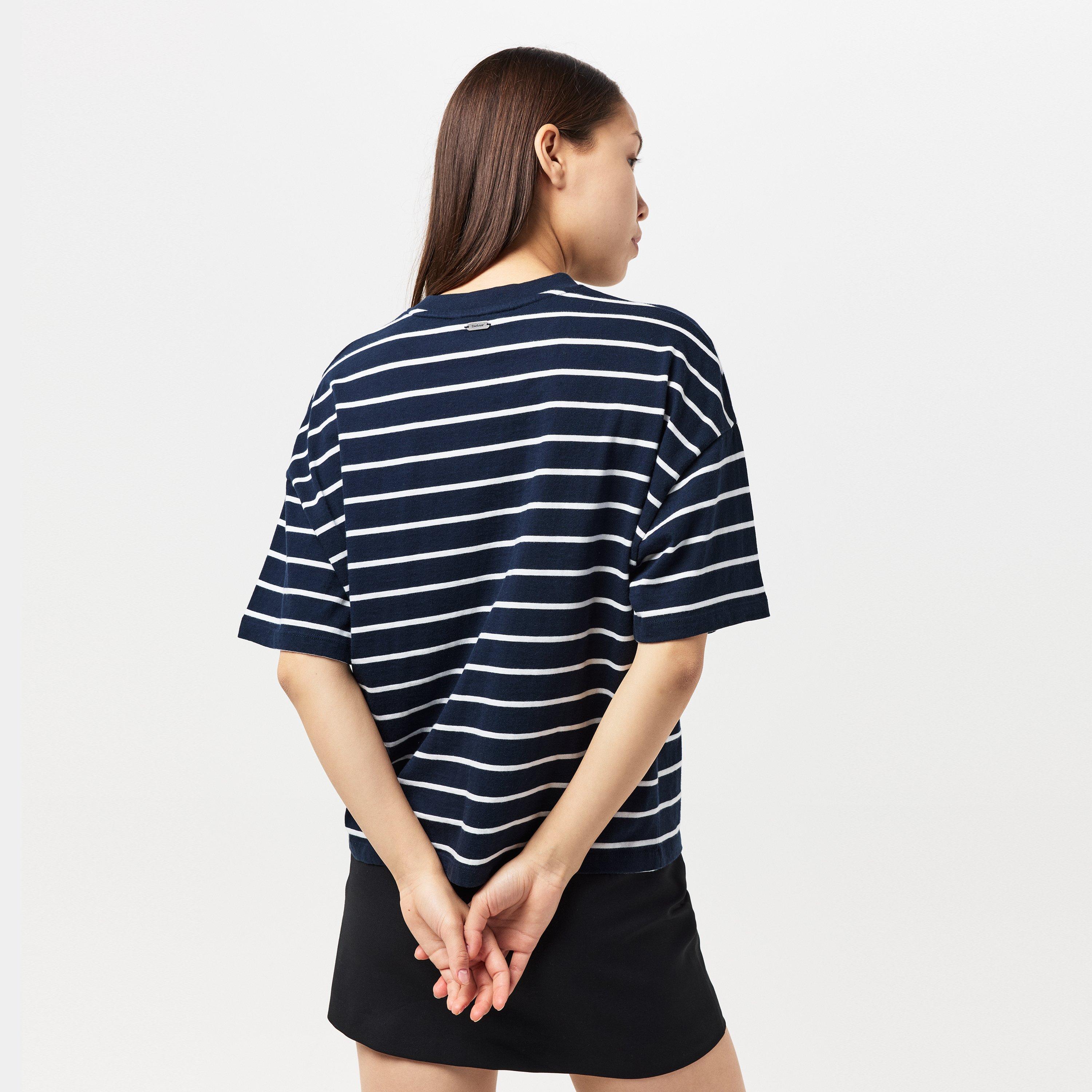 Navy Stripe - Barbour - Faye Striped T-Shirt - 4