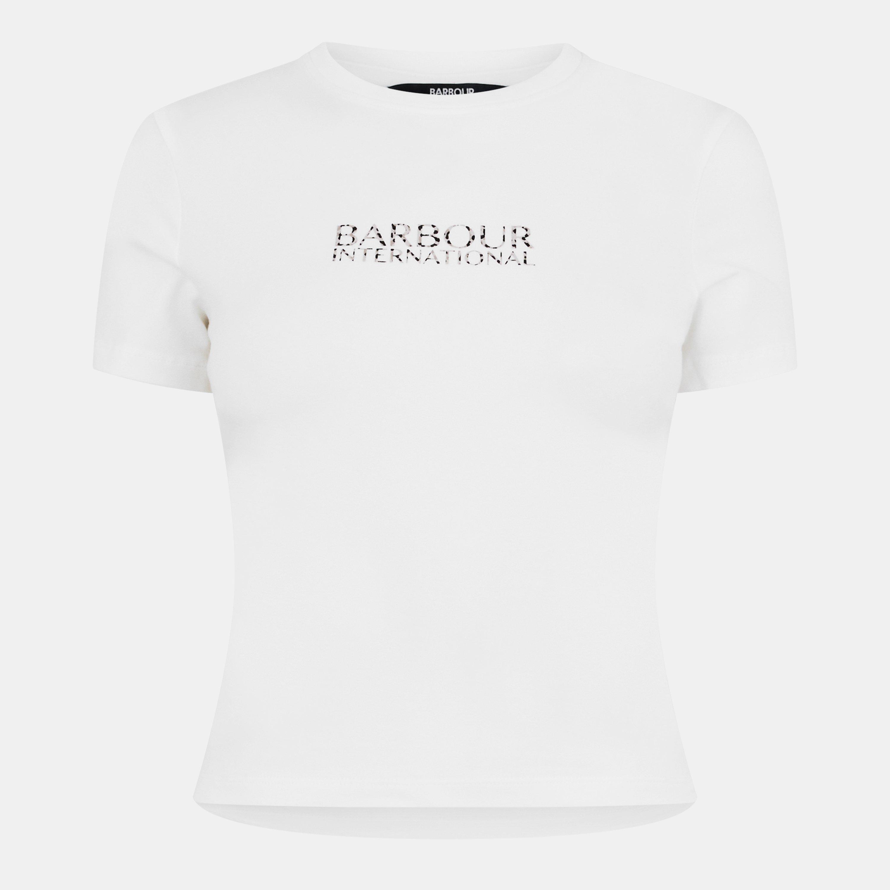 Barbour International Women's Harley T-Shirt - Off White - 12 (M)