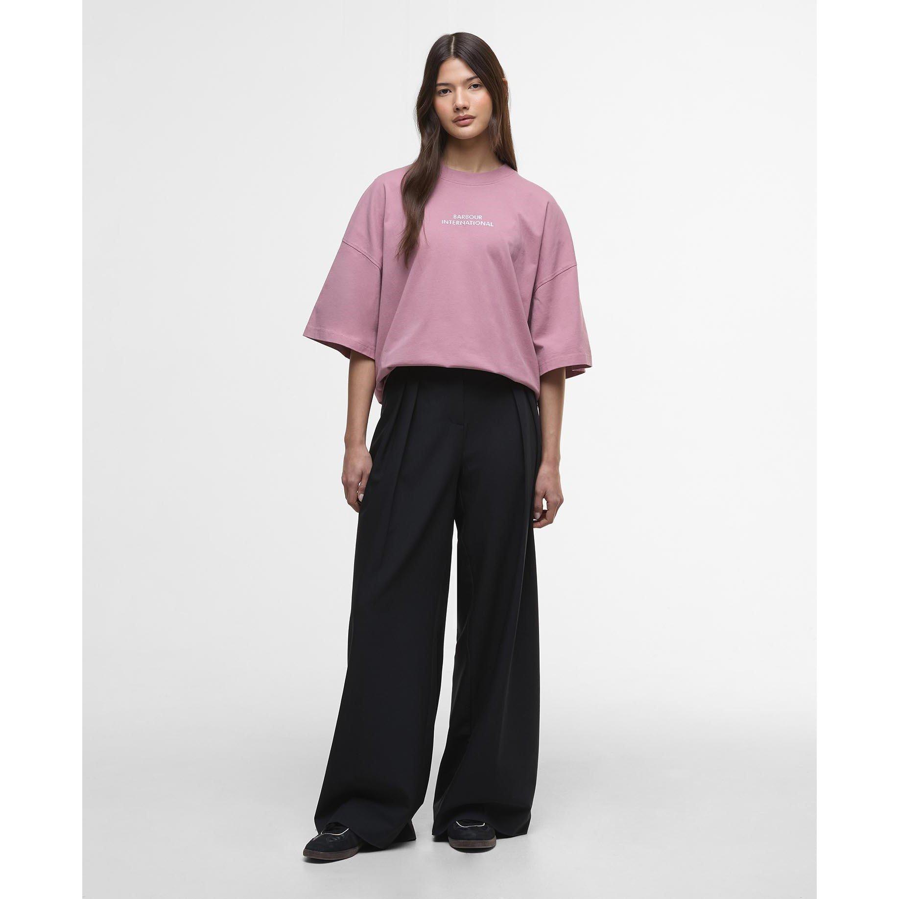 Rapsberry - Barbour International - Kaia Oversized T-Shirt - 5