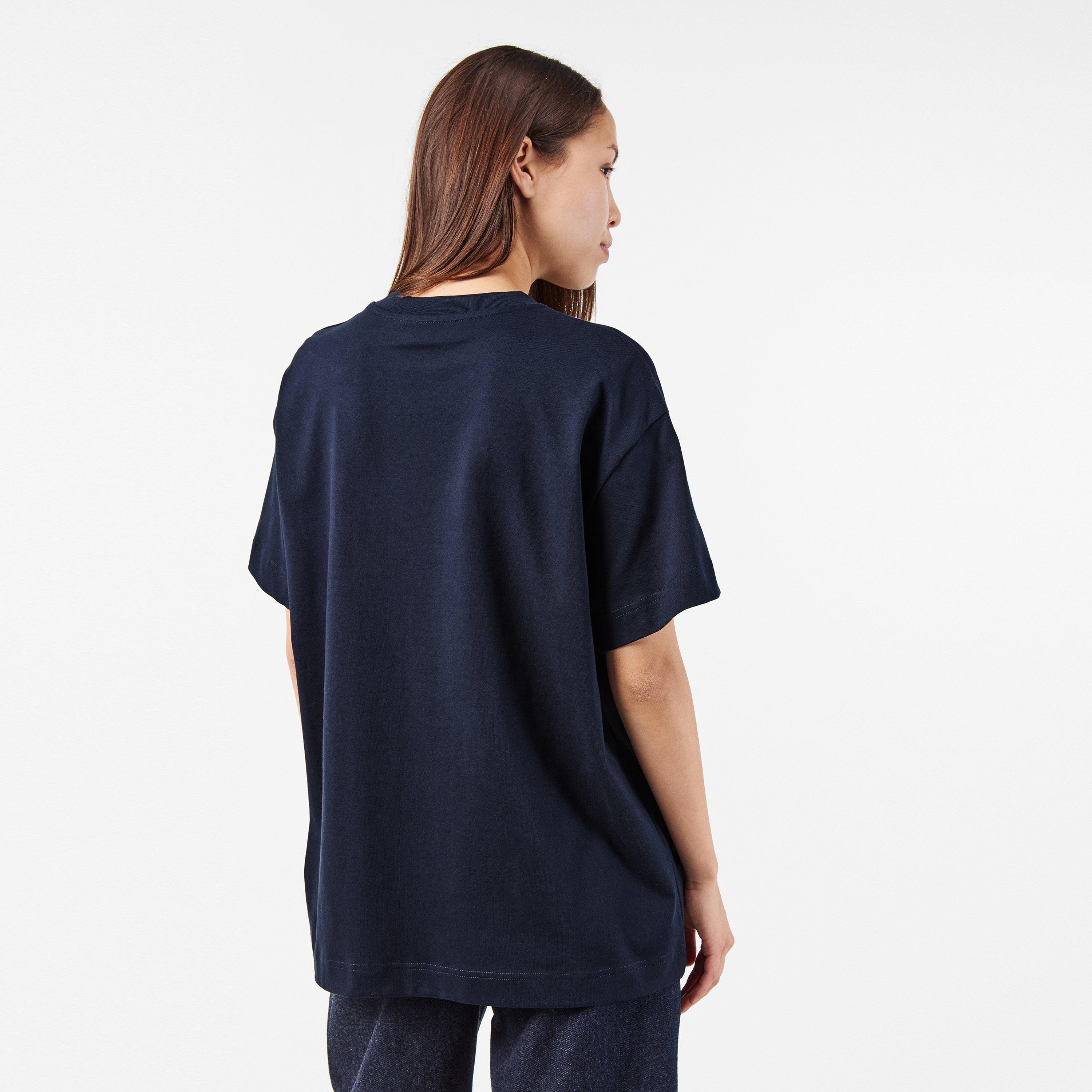 Navy/White - GIVENCHY - Boxy Logo T-Shirt - 4