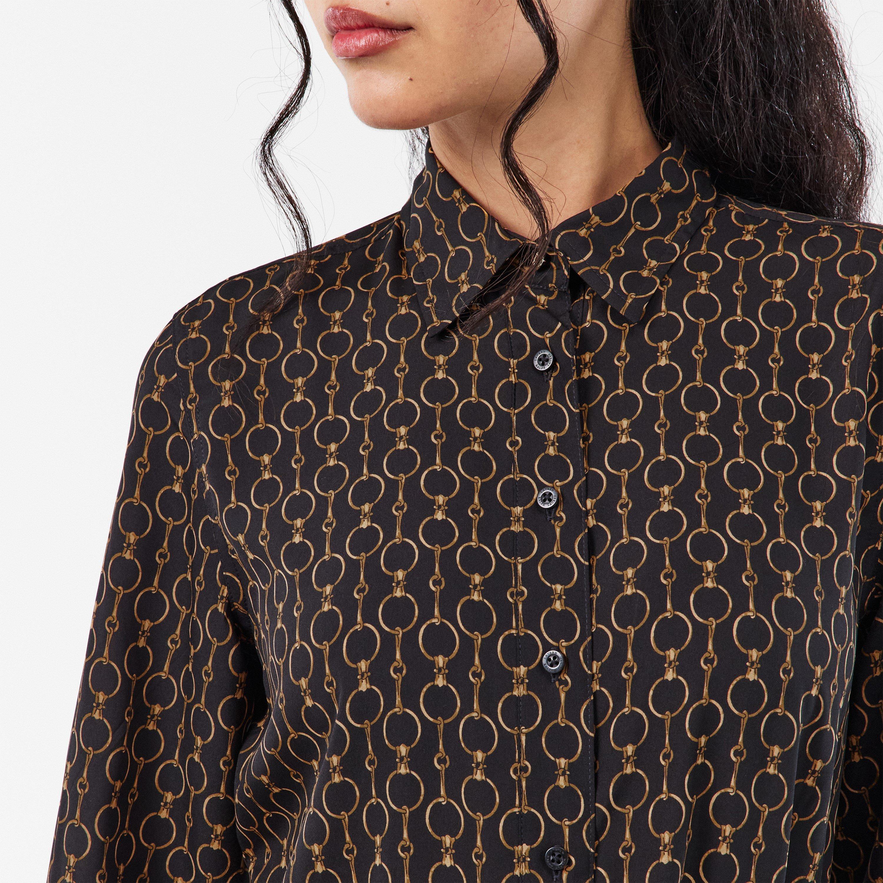 Black Multi - Lauren by Ralph Lauren - Women's Real Leather Karalynn Wrap Dress - 5