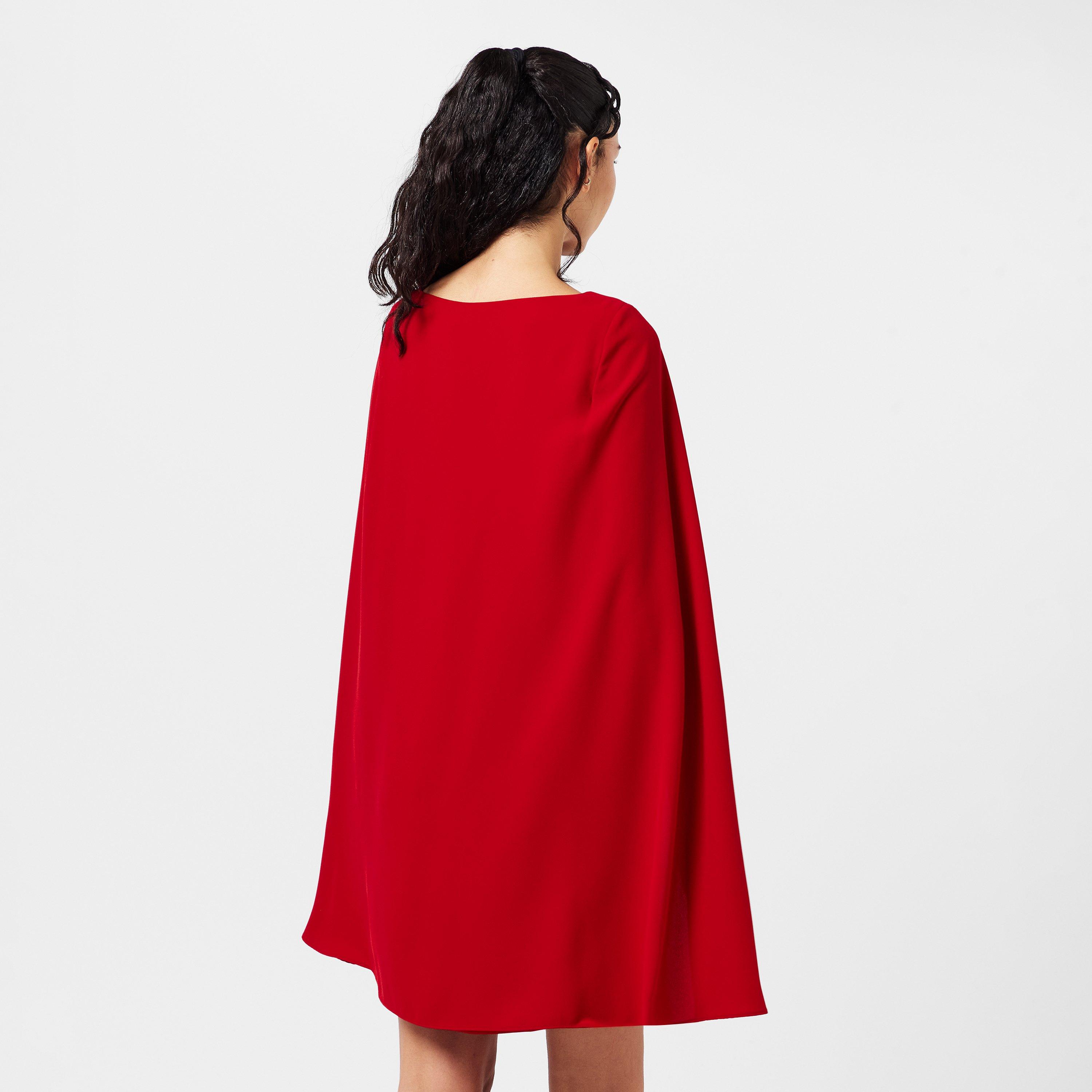 Ralph Red - Lauren by Ralph Lauren - Women's Real Leather Petra Mini Dress - 4