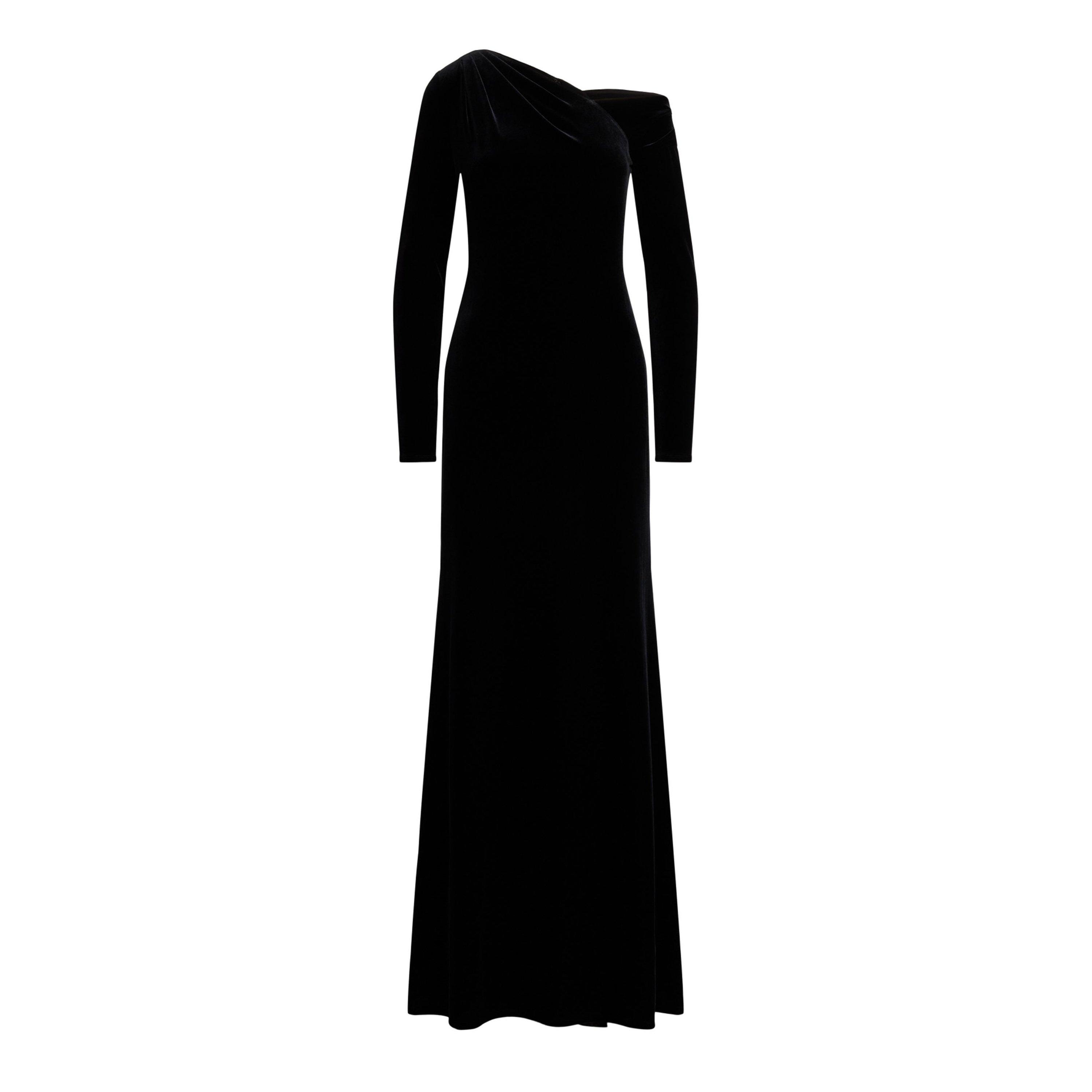 Black Velvet - Lauren by Ralph Lauren - Women's Cateema Ball Gown - 1