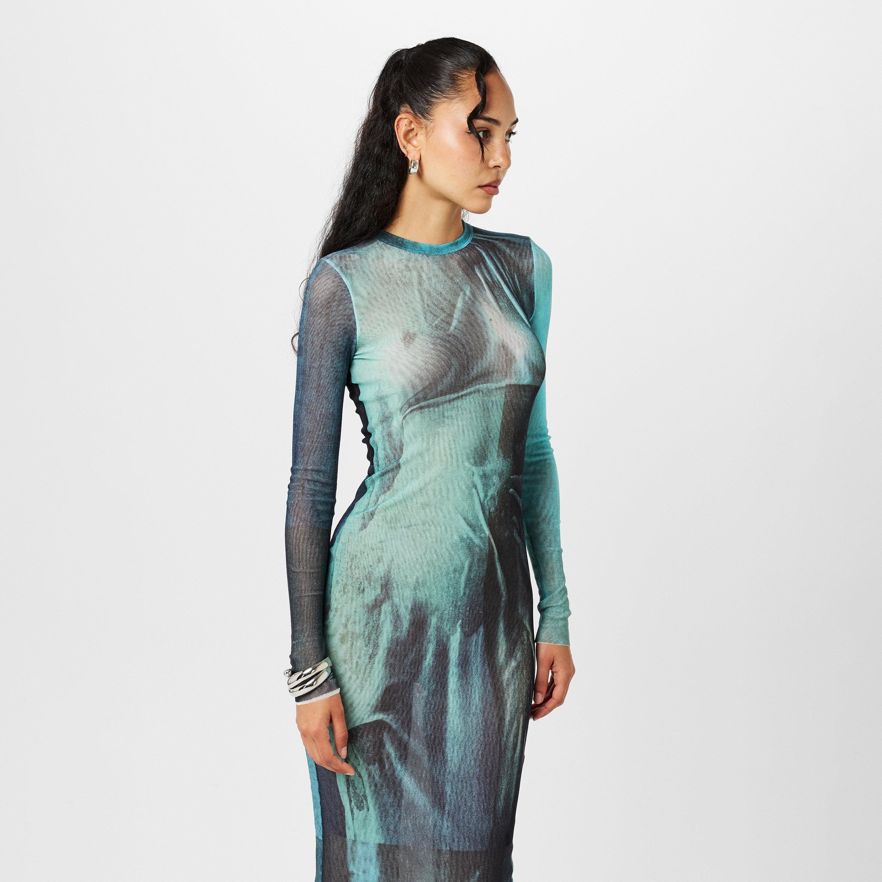 Vintage Bl - Jean Paul Gaultier - Women's Maxi Dress - 3