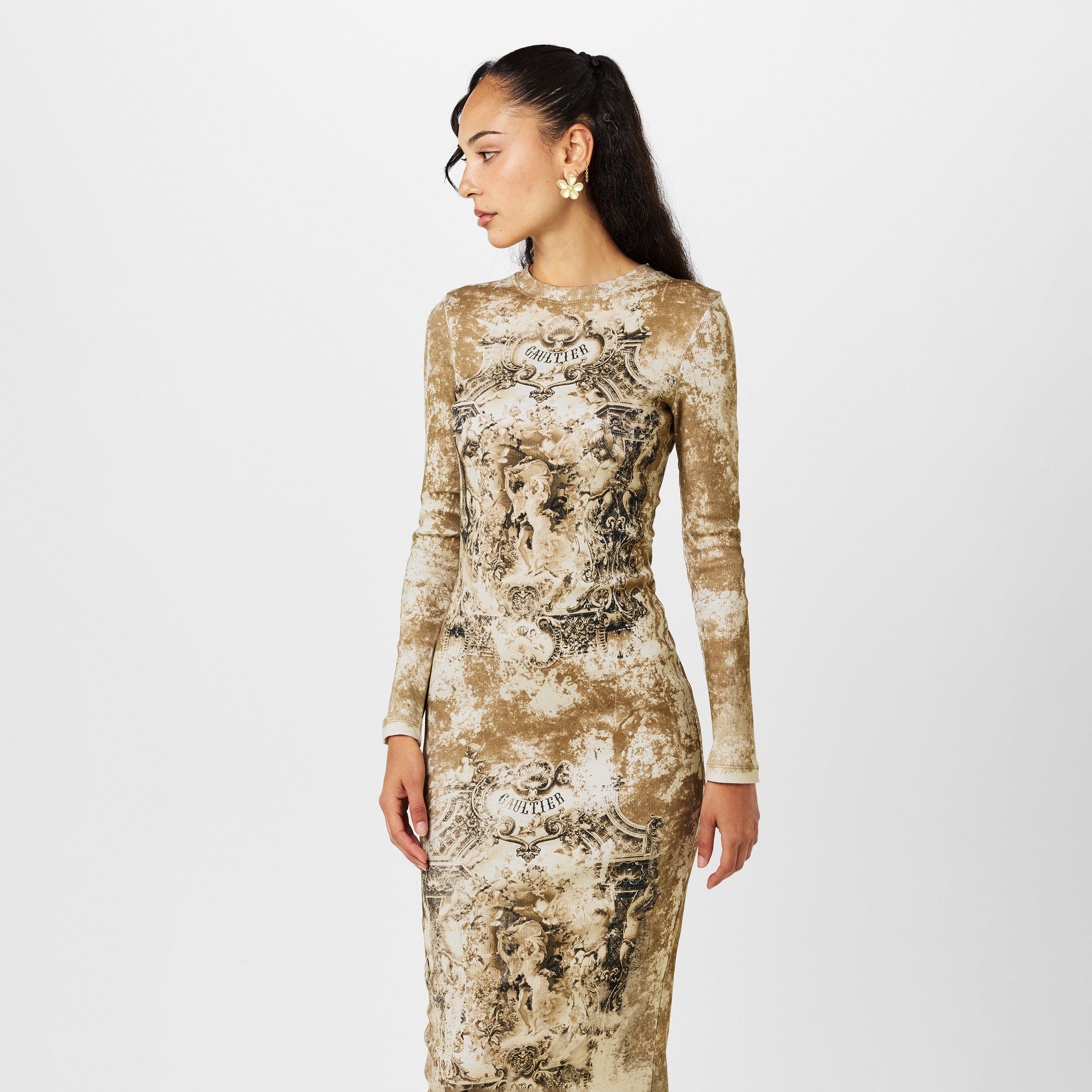 Beige/Tpe - Jean Paul Gaultier - Women's Maxi Dress - 3