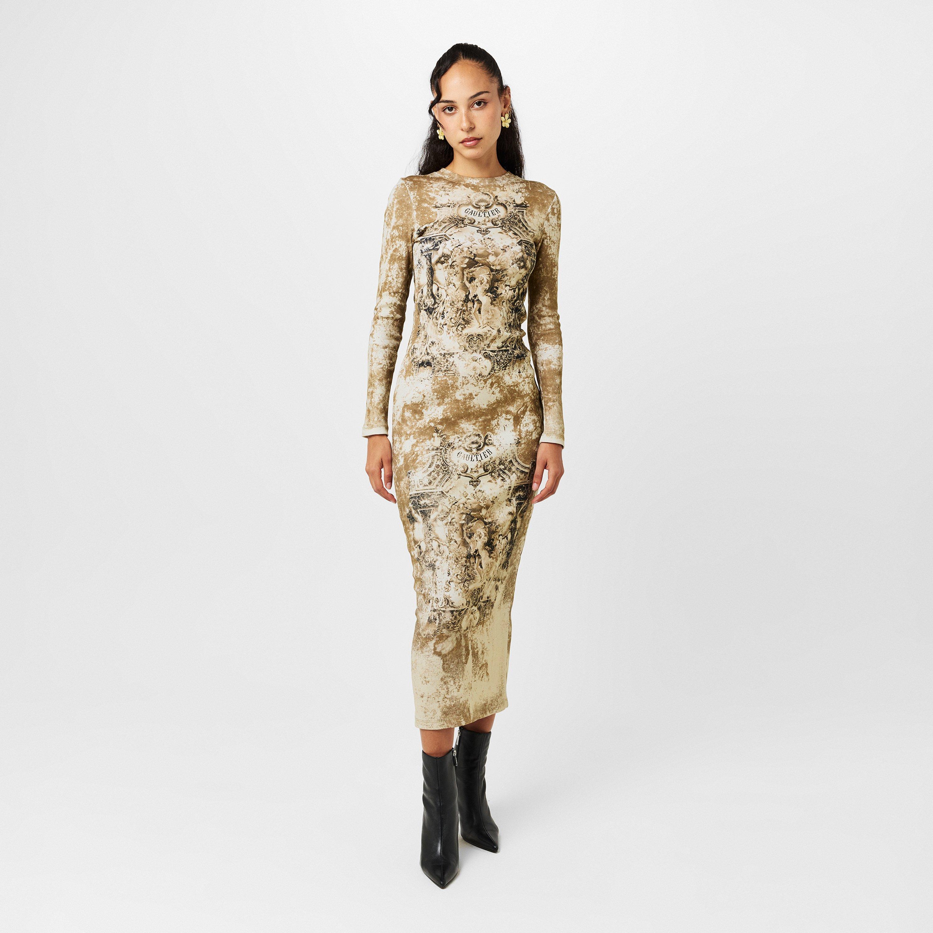 Beige/Tpe - Jean Paul Gaultier - Women's Maxi Dress - 6