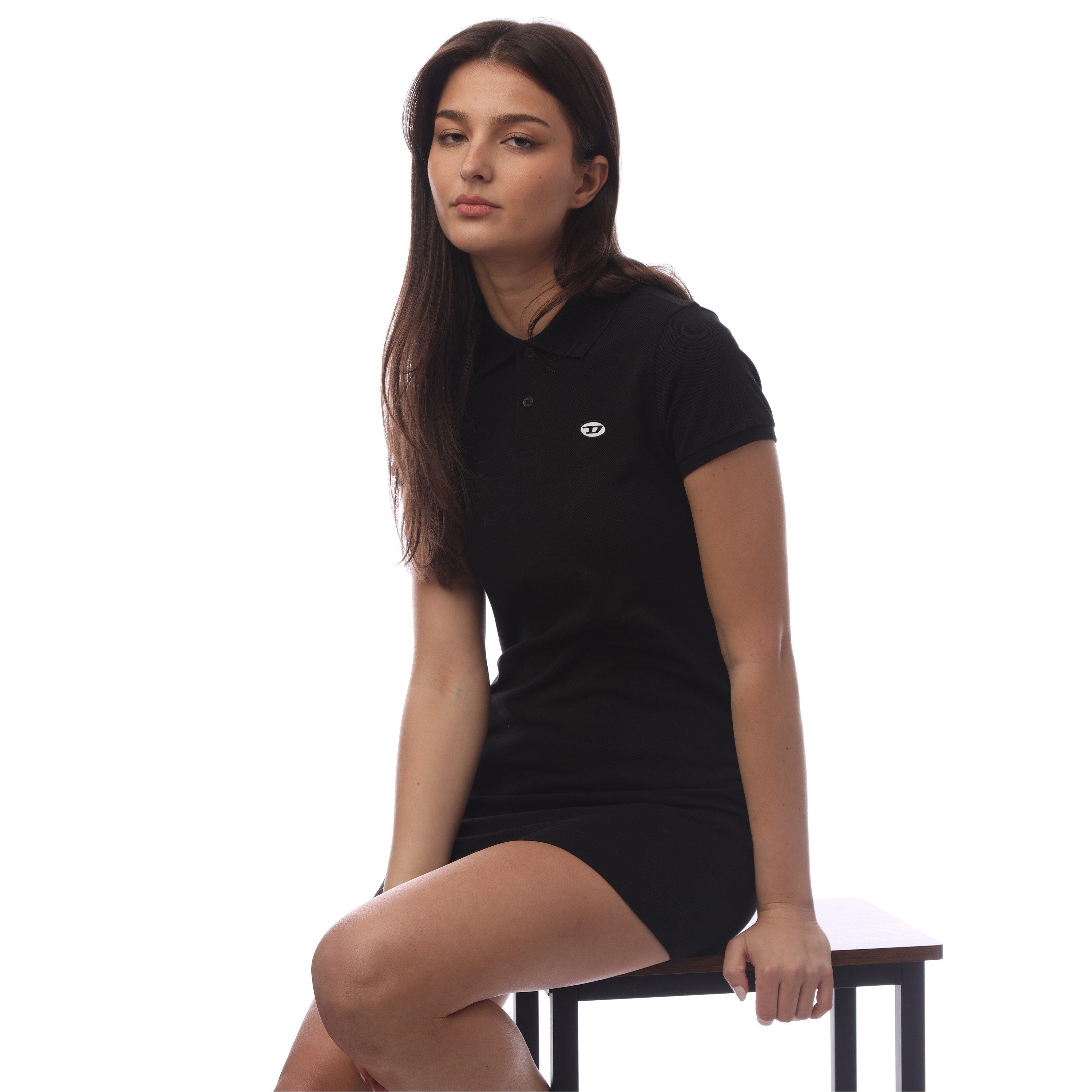 Black Black - Diesel - Women's Polo Dress - 6