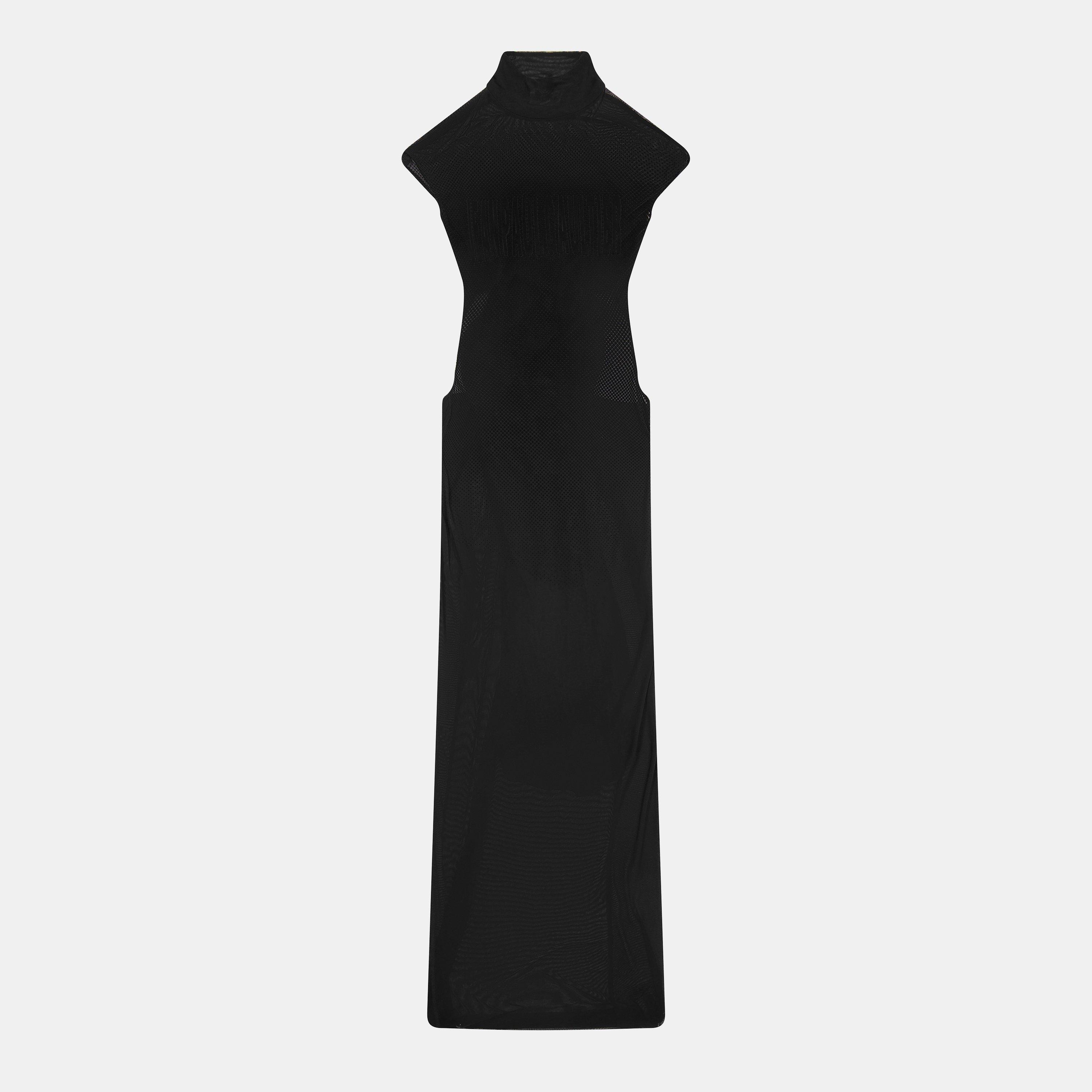 Jean Paul Gaultier Women's Floor Length Maxi Dress - Black - Size 8 (XS)