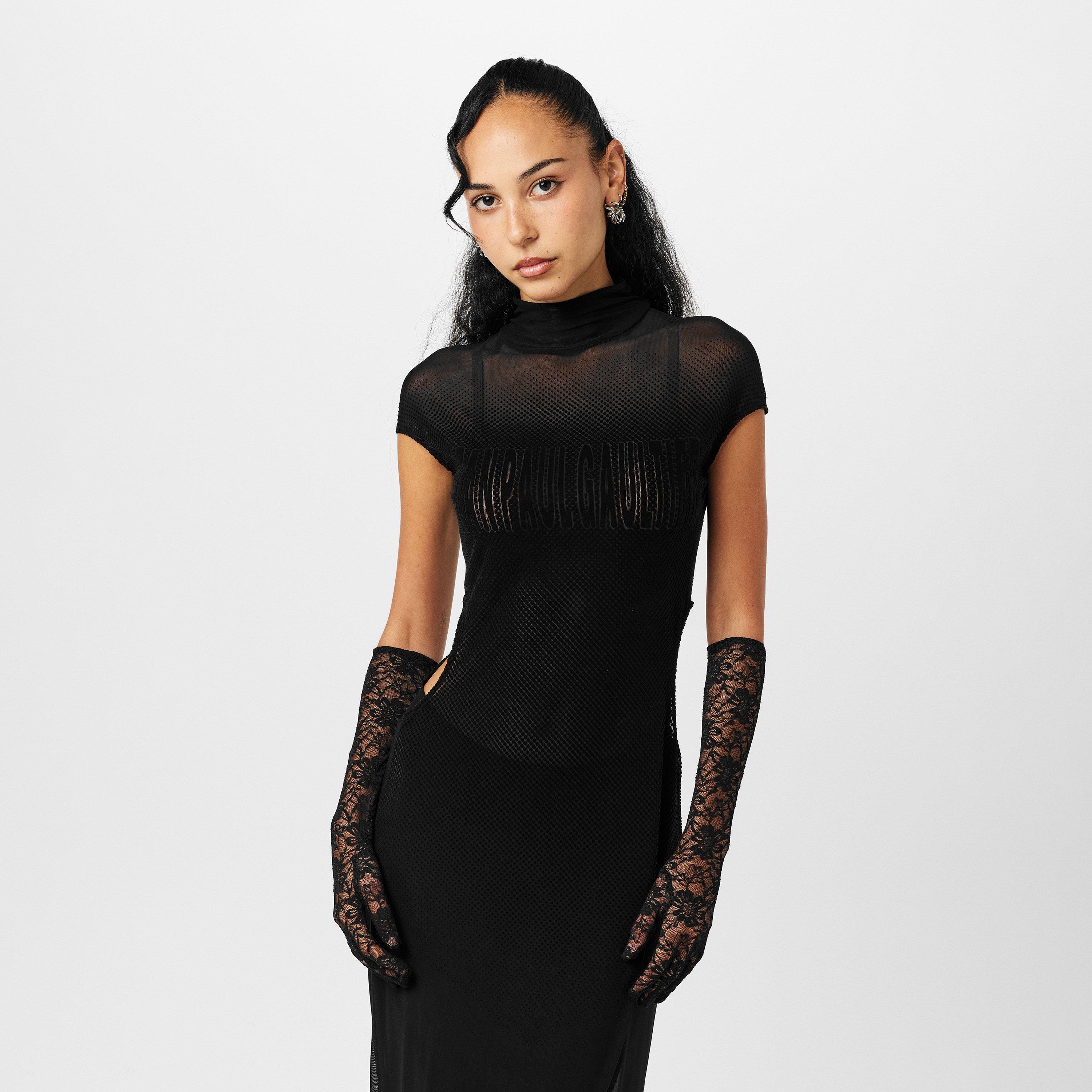 Black - Jean Paul Gaultier - Women's Maxi Dress - 3