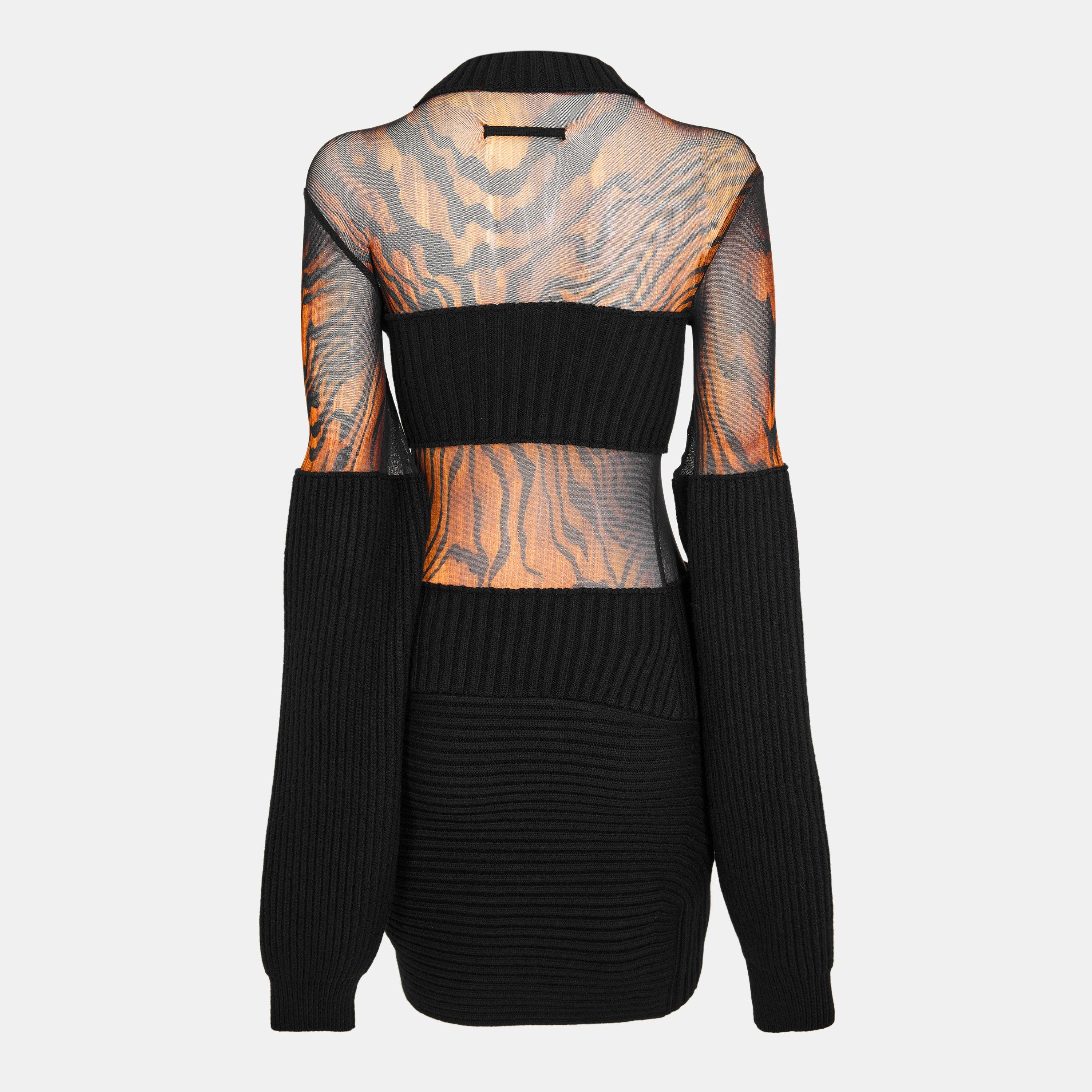 Black/Brwn - Jean Paul Gaultier - Women's Mini Dress - 2