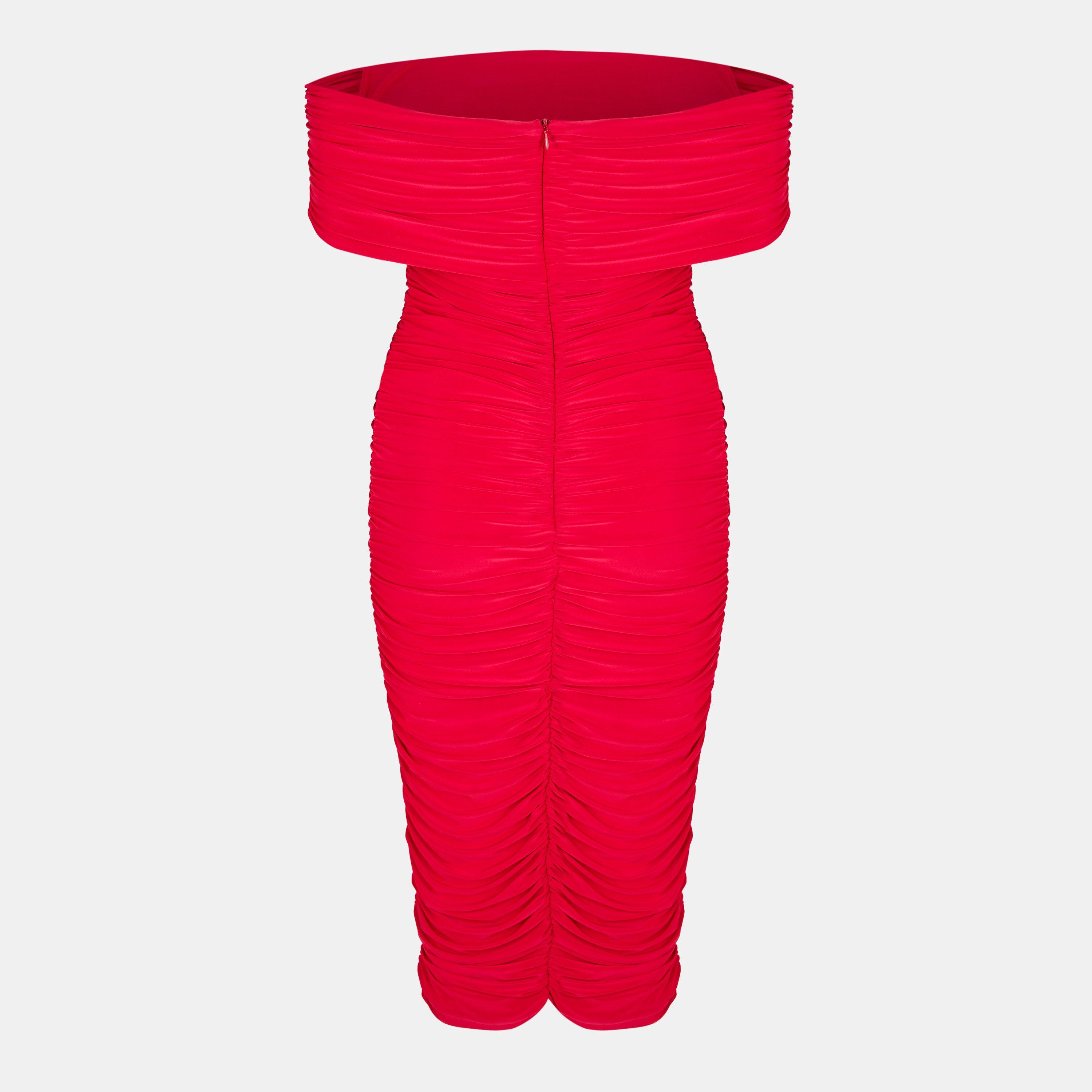 Rød - Biba - Women's Bardot Slinky Dress - 2