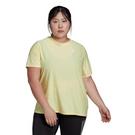 Jaune - adidas - Runner T-Shirt Womens - 2