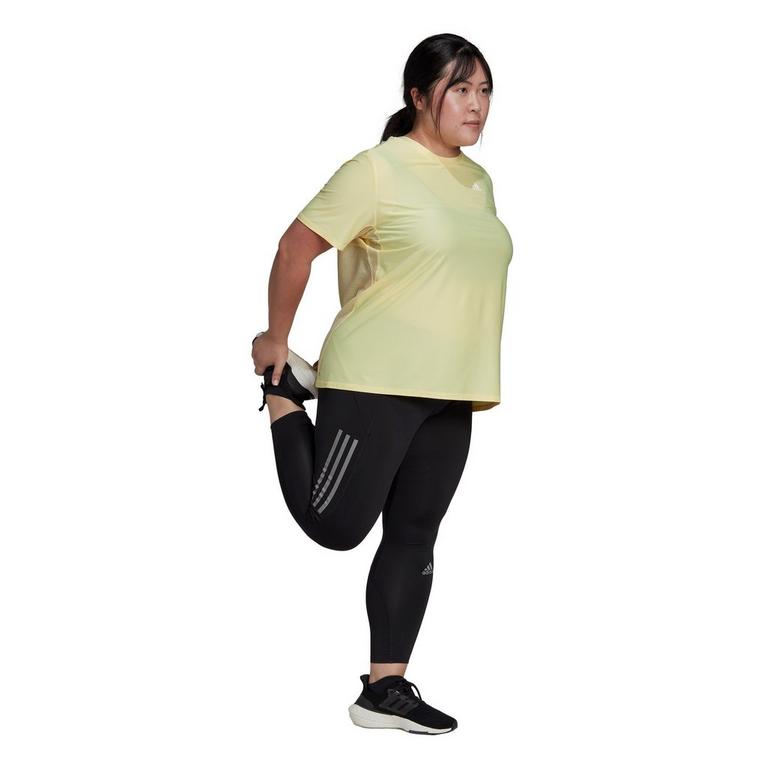 Jaune - adidas - Runner T-Shirt Womens - 5