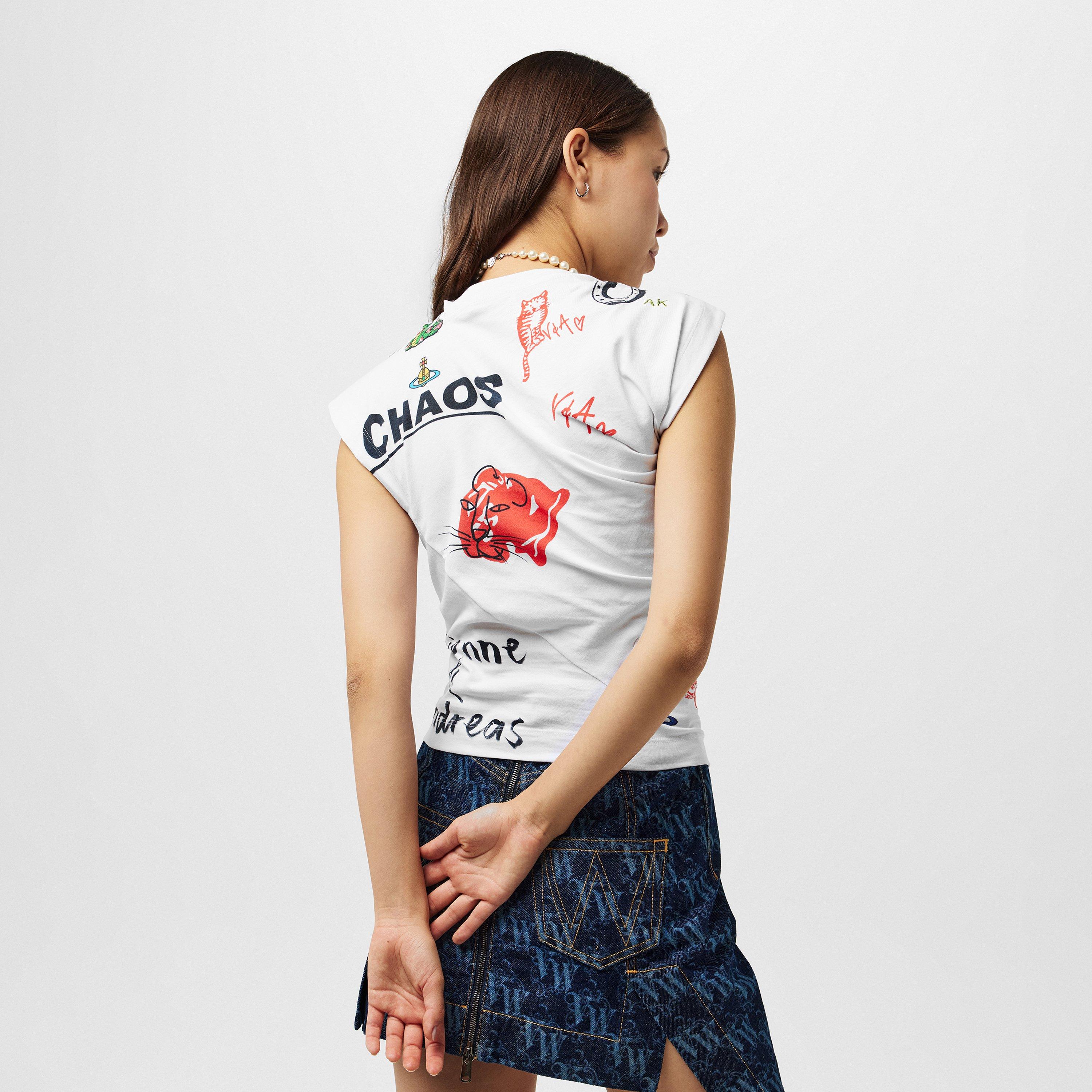 White - Vivienne Westwood - Women's Viv Hebo Slim Fit T-Shirt - 4