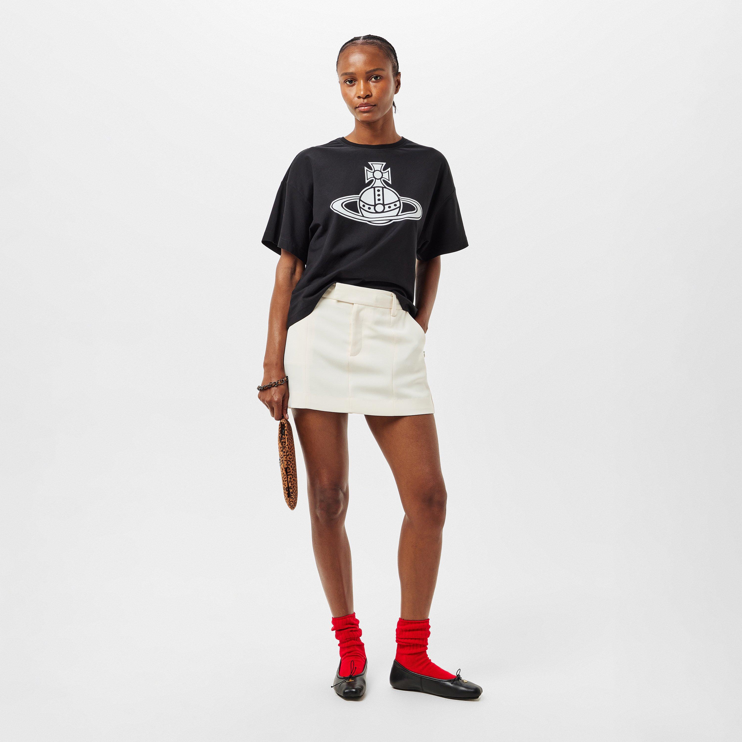 Black - Vivienne Westwood - Women's Viv Paris Regular Fit Boxy T-Shirt - 6