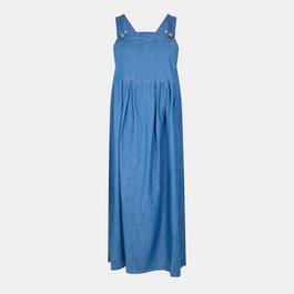 Mamalicious Mama Denim Pinafore Dress