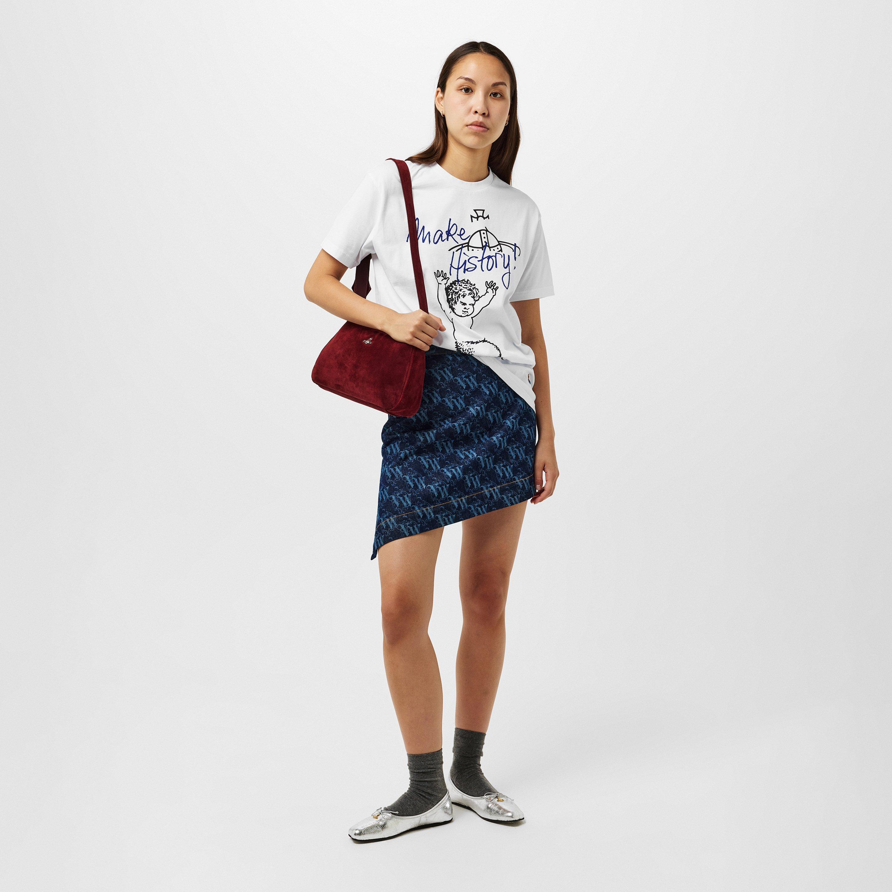 White - Vivienne Westwood - Women's Viv Fawn Regular Fit T-Shirt - 6