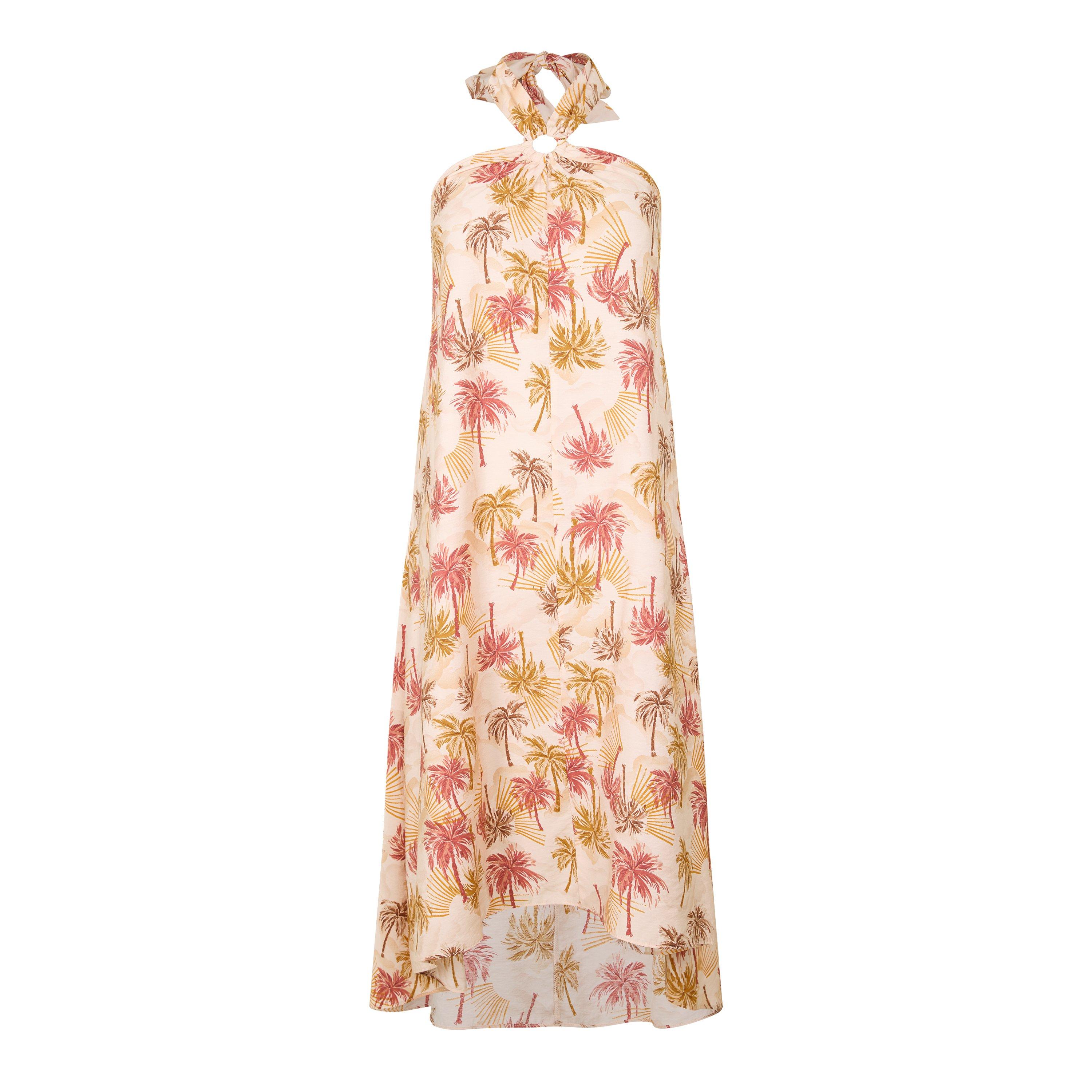 Biba Women's Beach Maxi Dress - Sunkissed Palm - 14 (L)