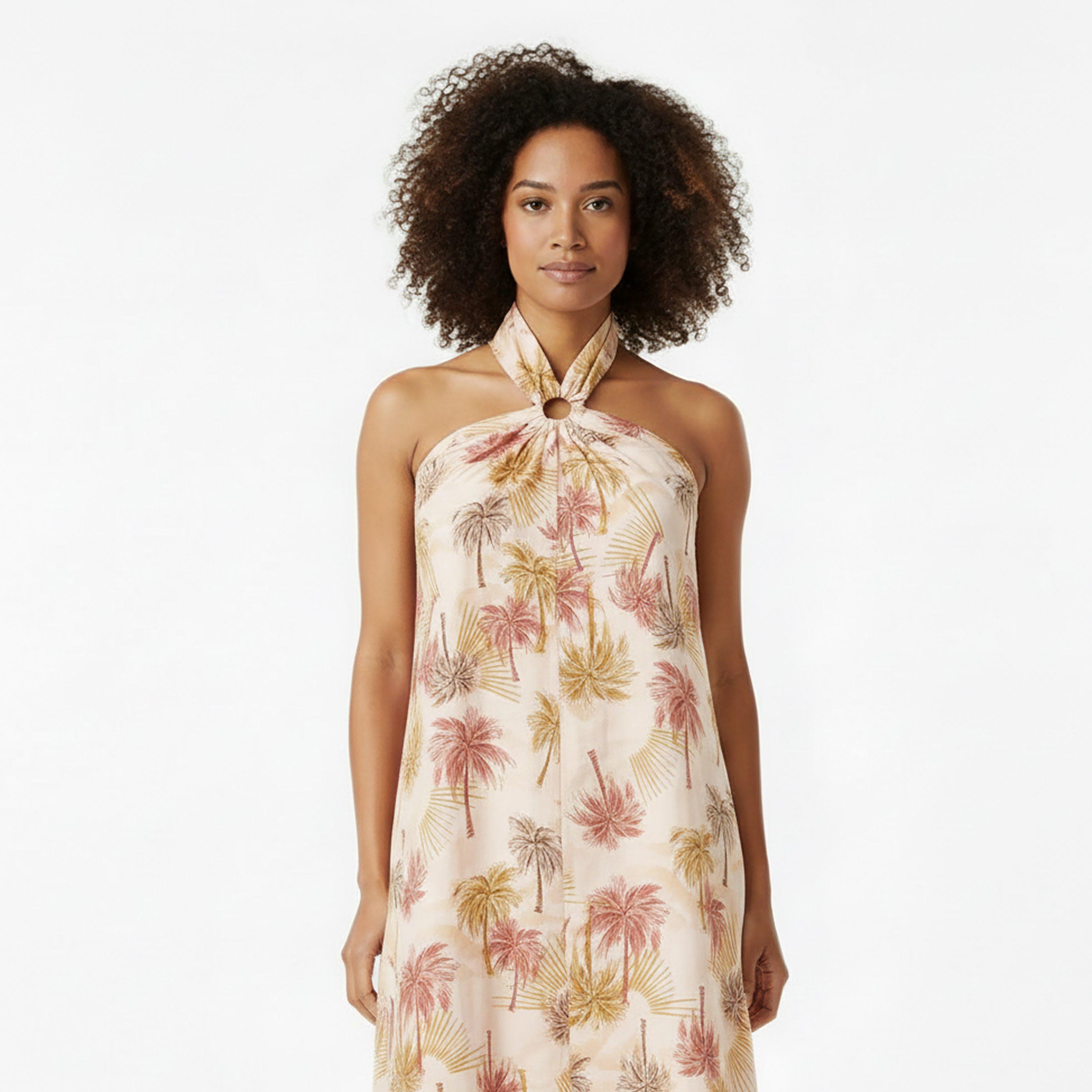 Sunkissed palm - Biba - Women's Beach Maxi Dress - 3