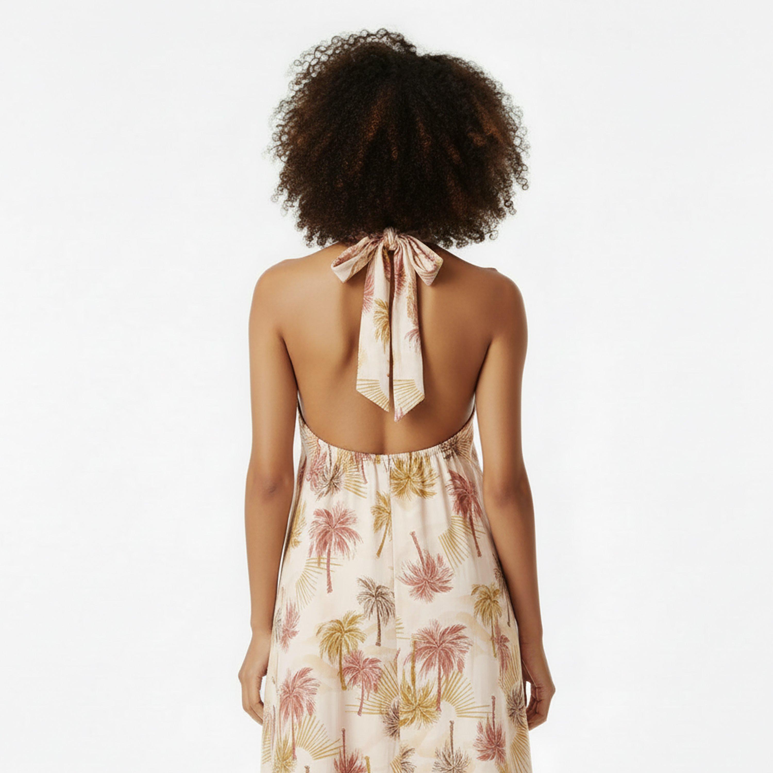 Sunkissed palm - Biba - Women's Beach Maxi Dress - 4