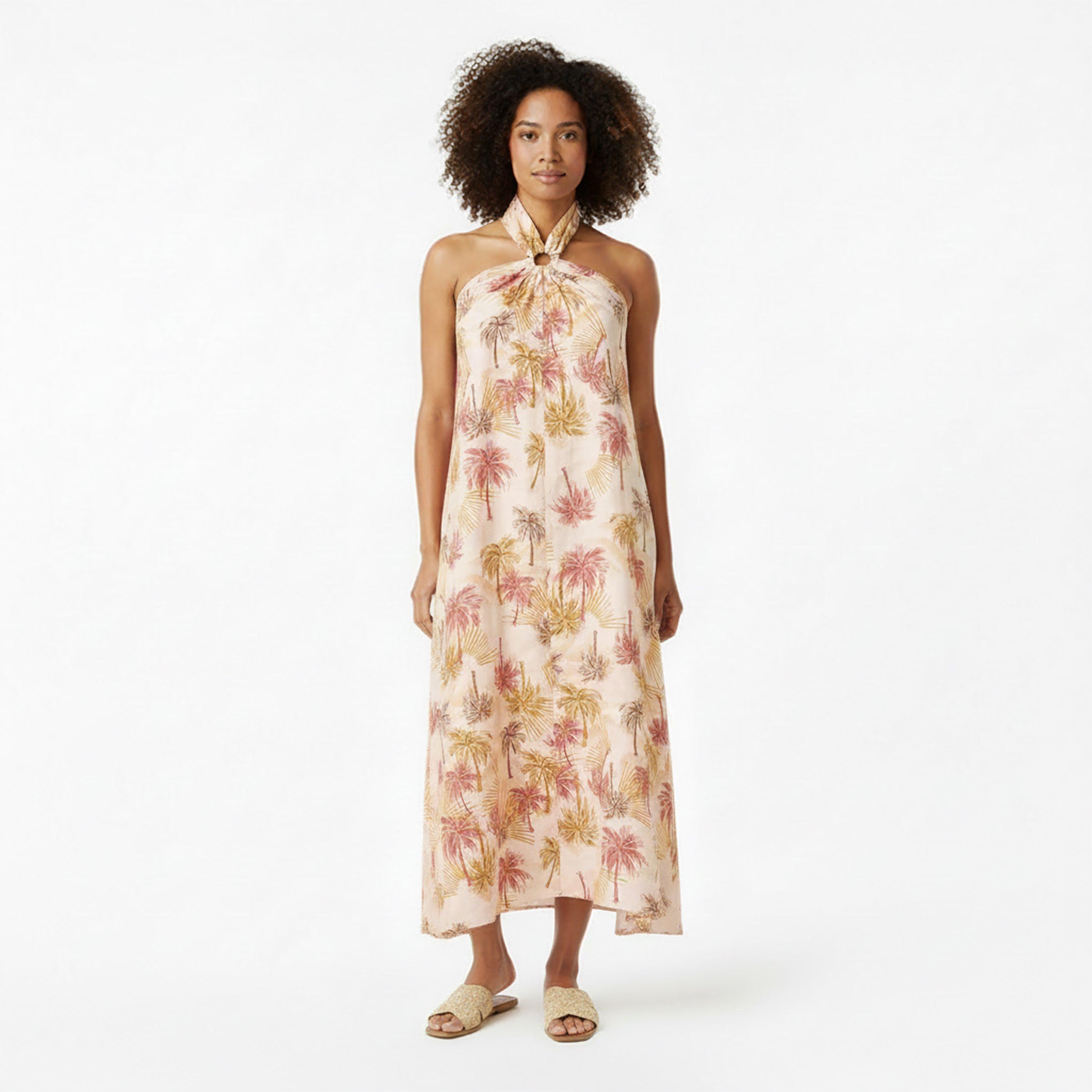 Sunkissed palm - Biba - Women's Beach Maxi Dress - 5