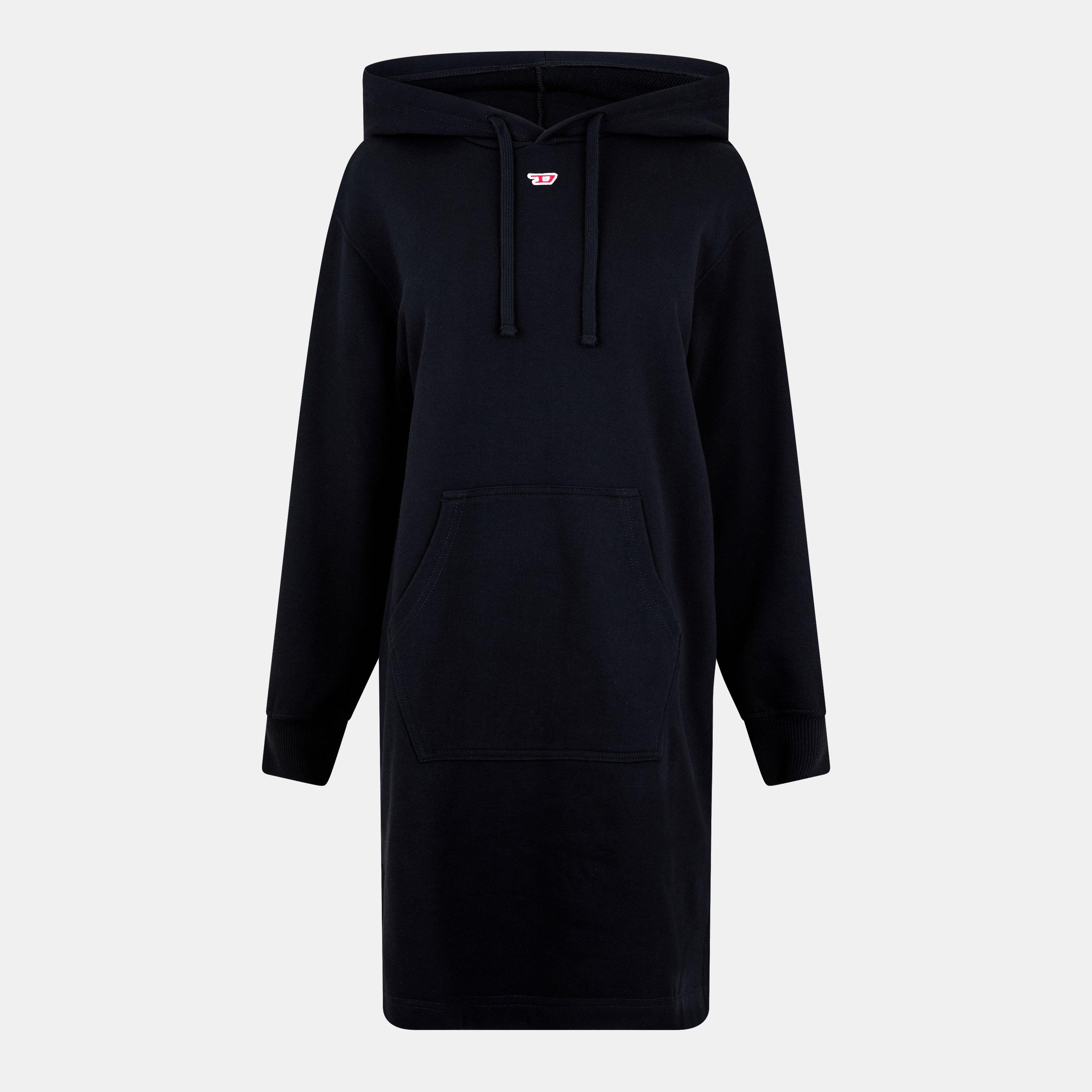 Black Black - Diesel - Women's Hoodie Jumper Dress - 1