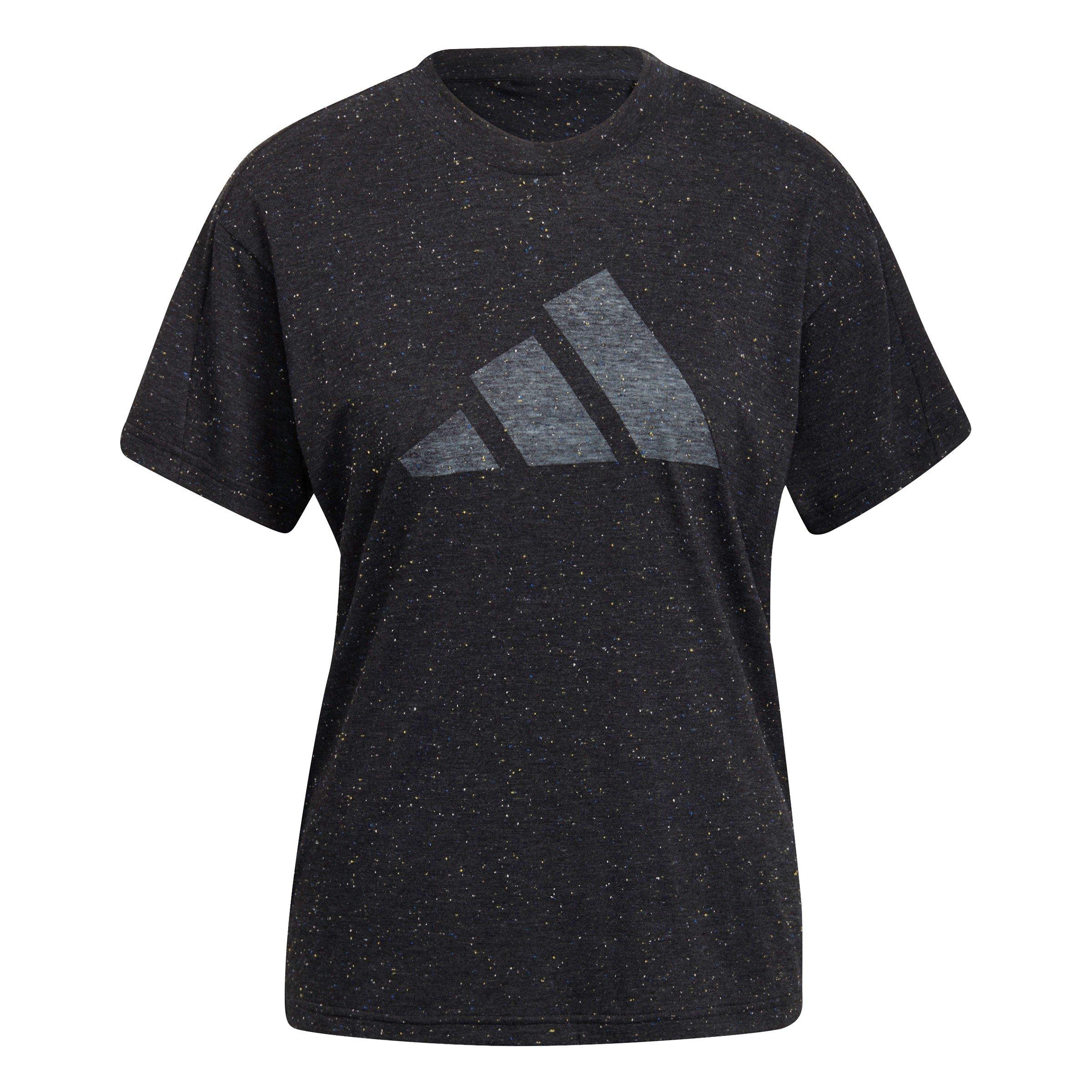 Adidas Women's Future Icons Winners 3.0 T-Shirt - Black Melange - 6 (XXS)